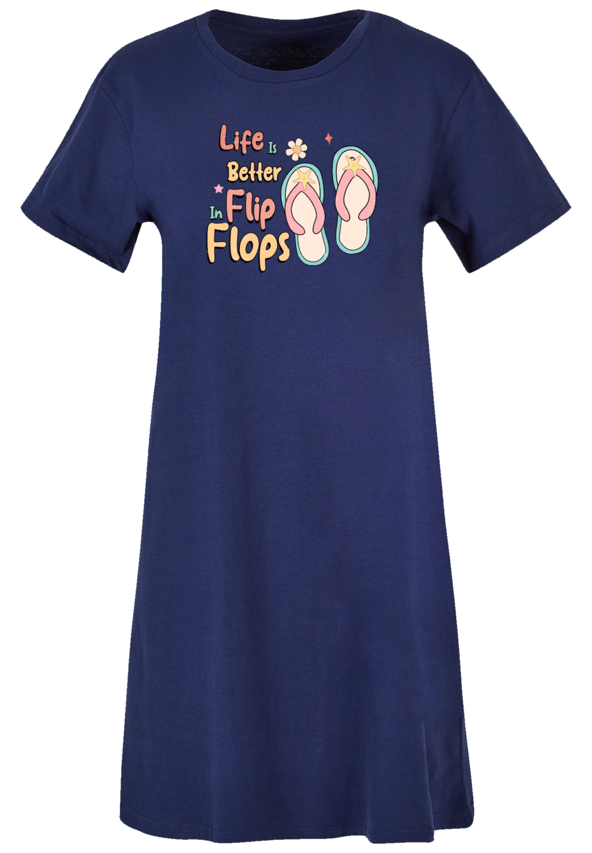 F4NT4STIC T-Shirt »Life Is Better In Flip Flops«, Premium Qualität