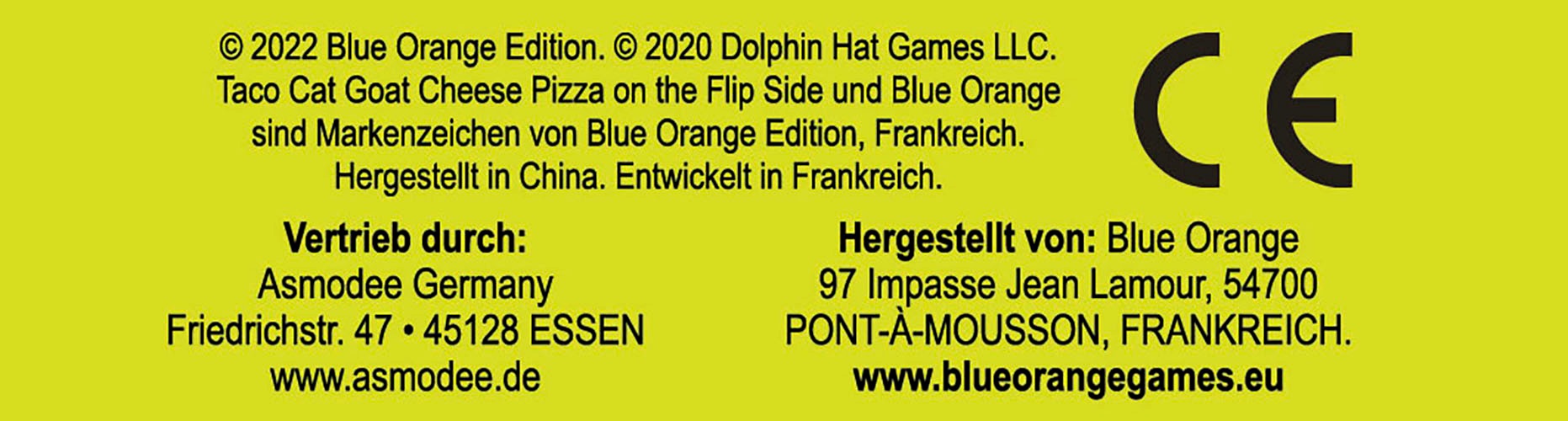 Asmodee Spiel »Taco Katze Ziege Käse Pizza: Voll Verdreht«