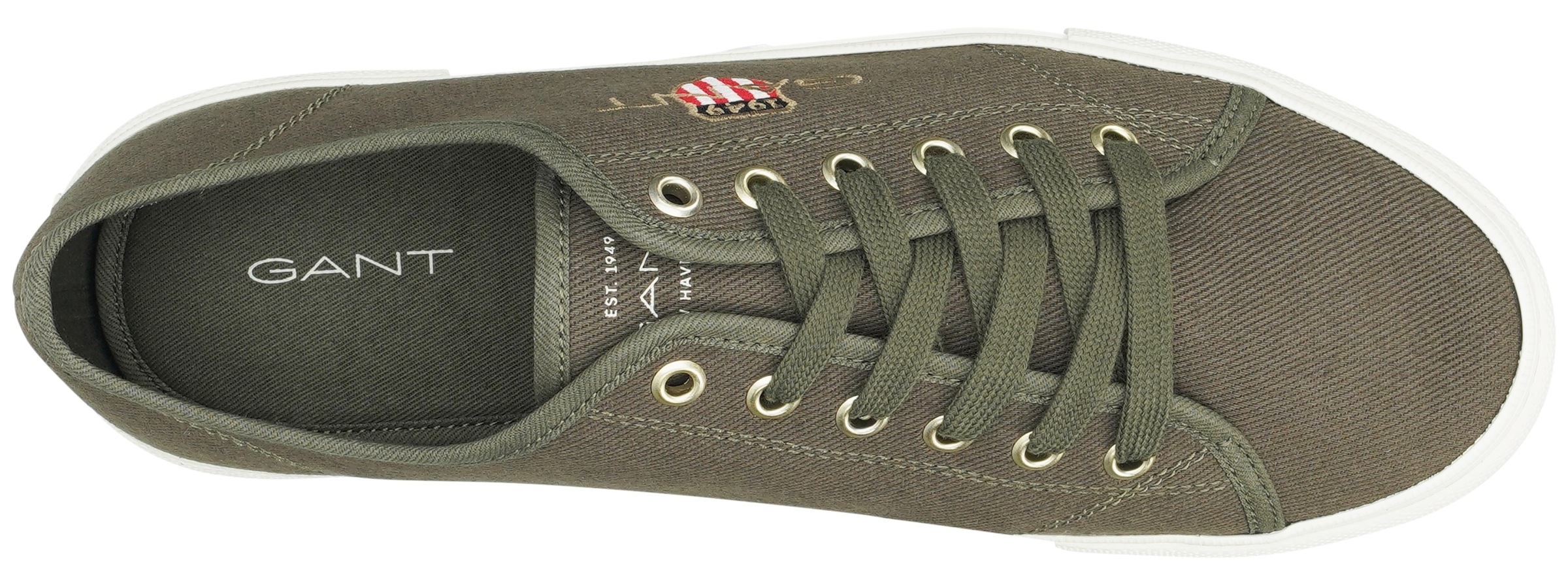 Gant Sneaker »Killox«, mit seitlicher Logostickerei, Freizeitschuh, Halbschuh, Schnürschuh