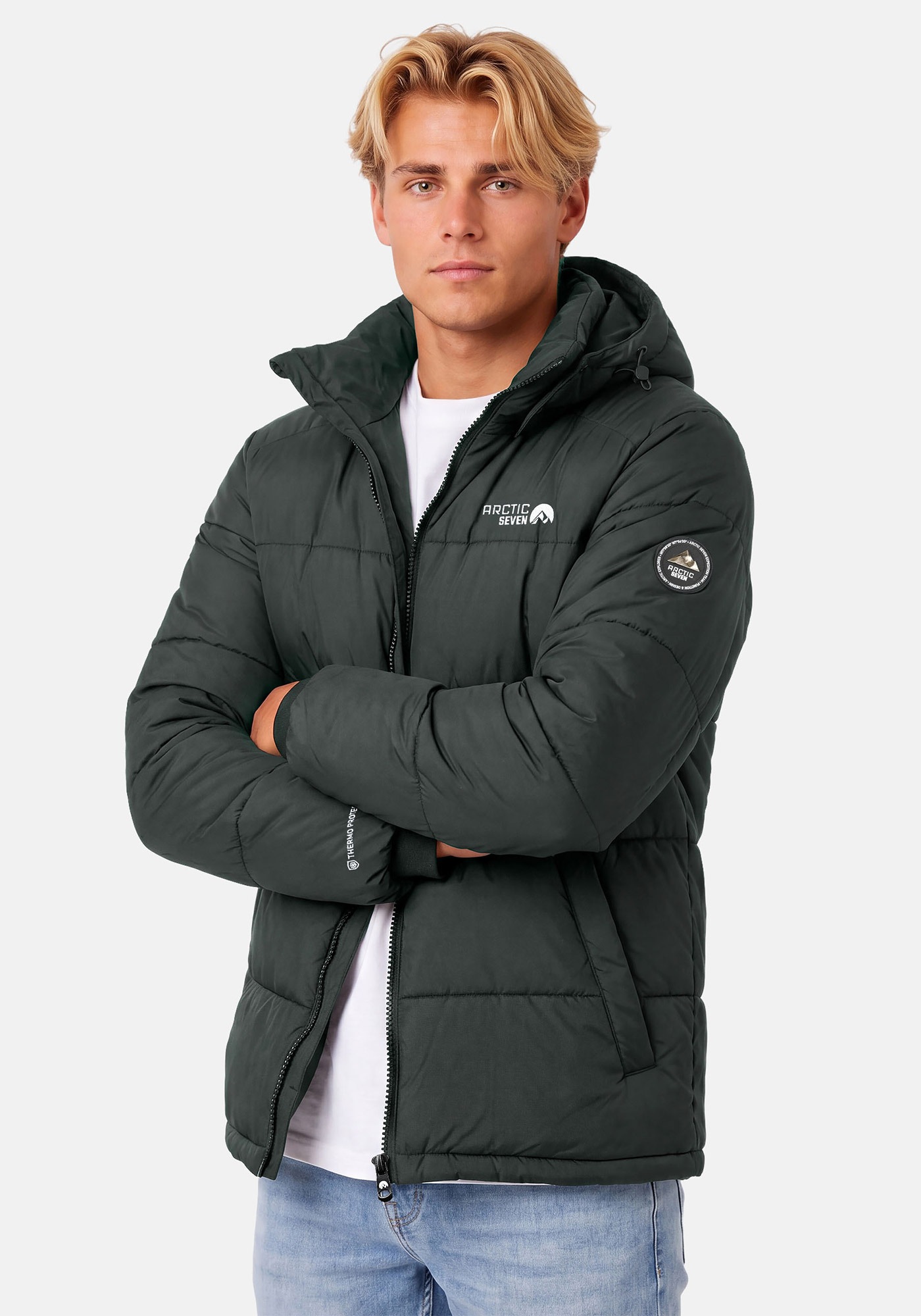 Arctic Seven Winterjacke »ASYetii« mit hochwertigem Steppdesign