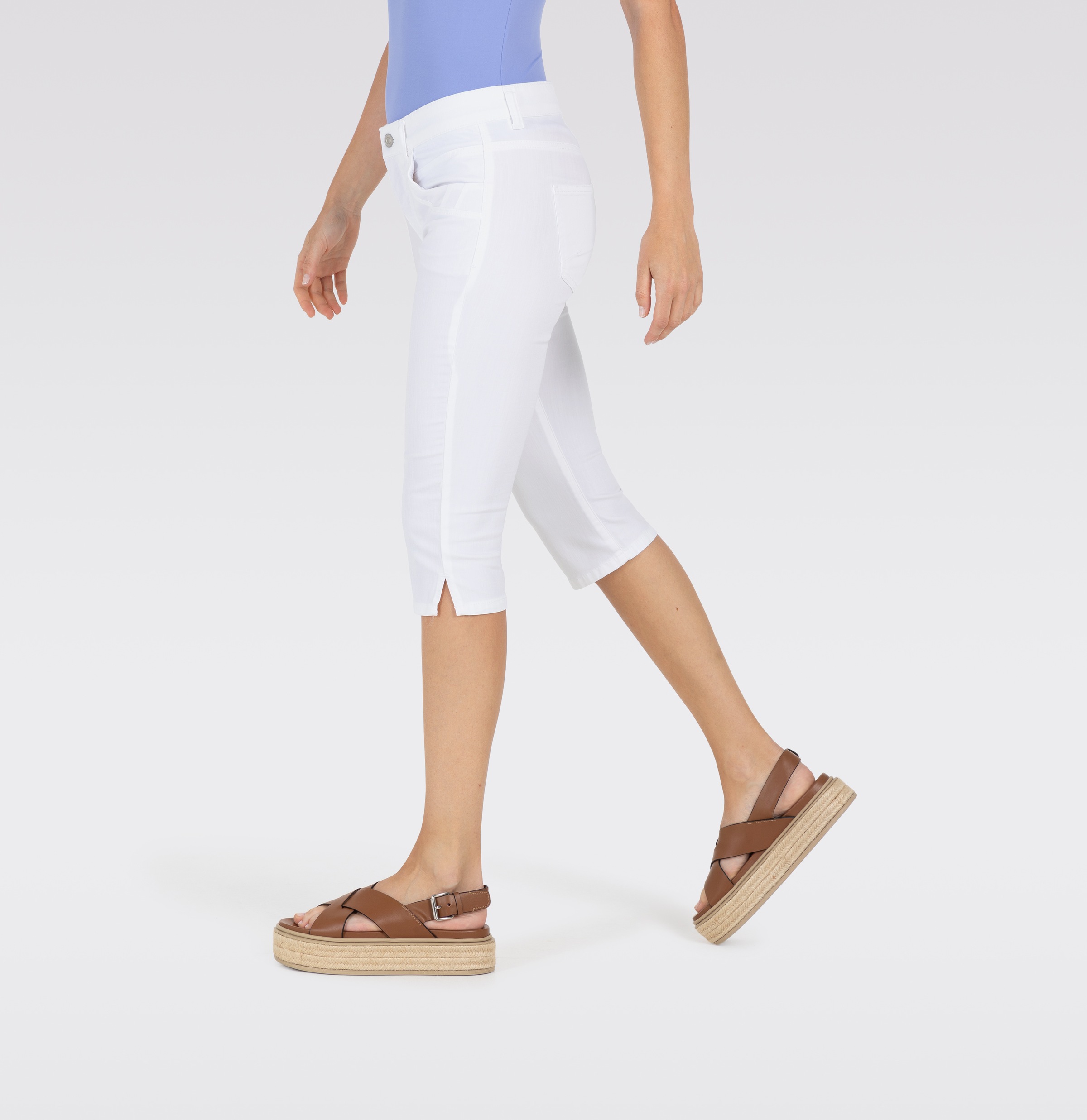 Thumbnail - MAC Caprijeans "CAPRI" Eingelegte Zierfalten am Saum