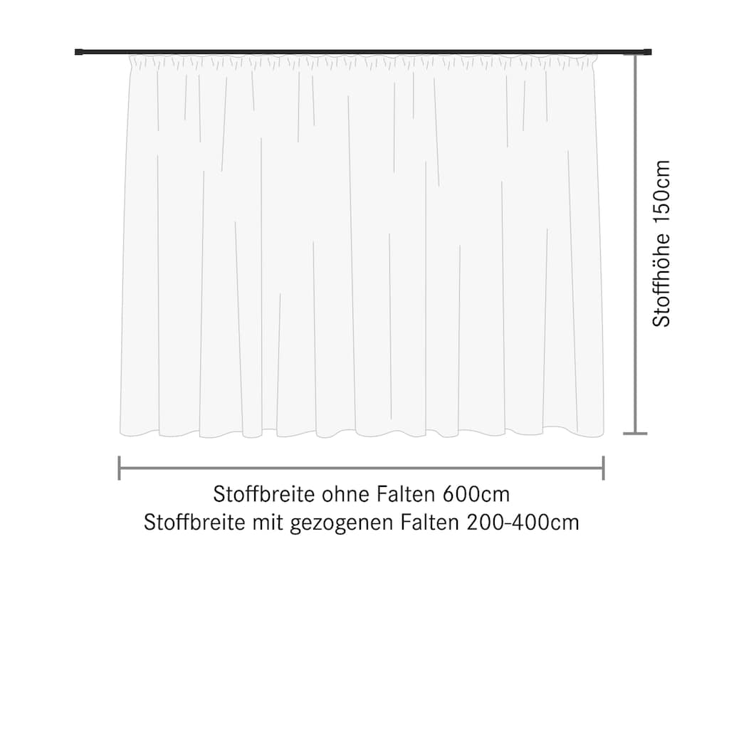 Gerster Gardine »Jody«, (1 St.), Fertig konfektionierter Store aus Voile