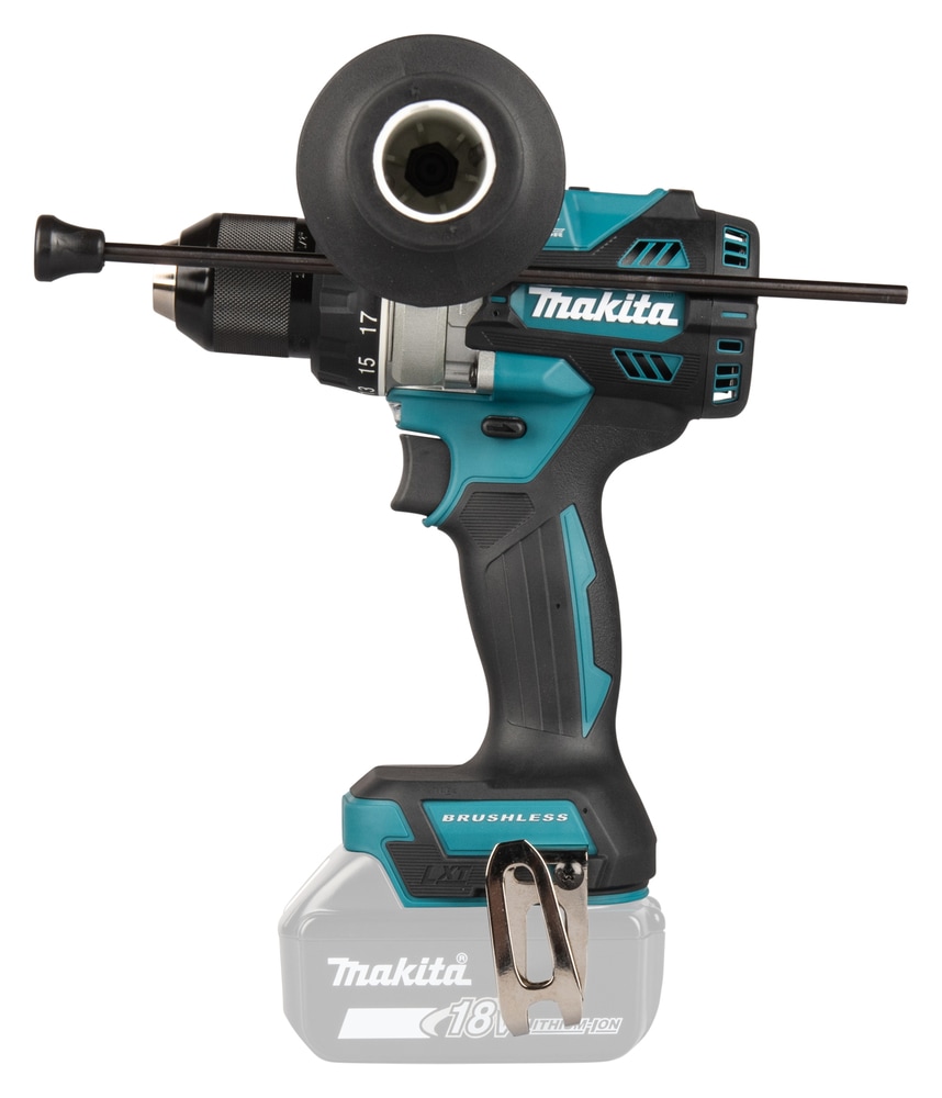 Makita Akku-Schlagbohrschrauber »»DHP492Z« 18V, max. 141 Nm, ohne Akku und Ladegerät« extra stark + bürstenlos für intensive Bohrungen mit und ohne Schlag
