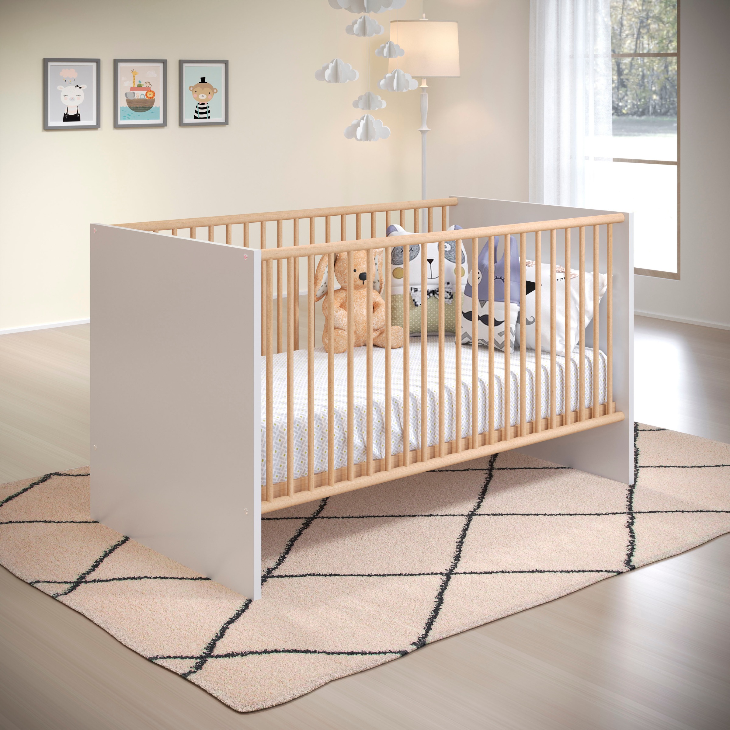 trendteam Babymöbel-Set »Mats« Set, Bett, Wickelkommode, Schrank, 3 tlg.