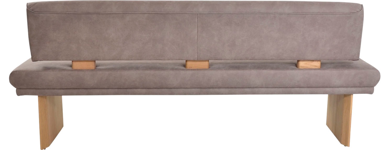 K+W Longbeach III Upholstered Bench Brown 204cm 2