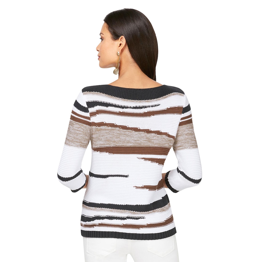 Inspirationen 3/4 Arm-Pullover »Pullover«