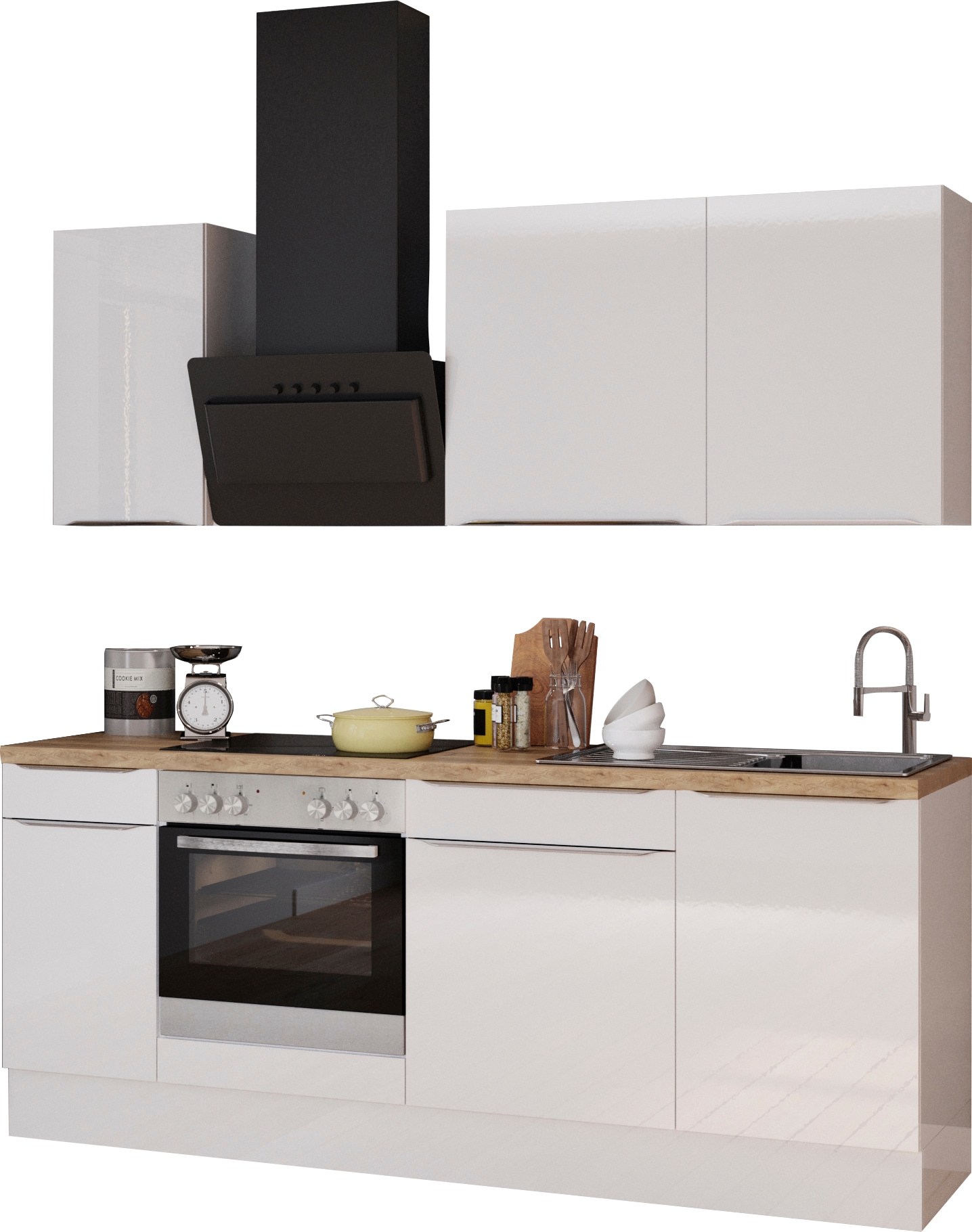 OPTIFIT Küchenzeile »Aken«, ohne E-Geräte, Breite 210 cm