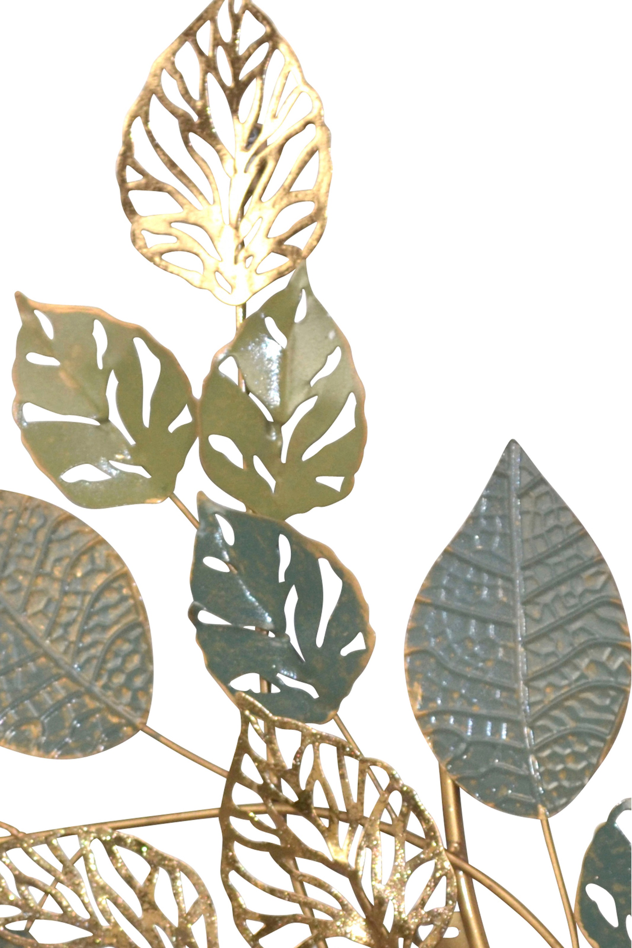 HOFMANN LIVING AND MORE Wanddekoobjekt "Wanddekoration" Zweig mit Blättern, günstig online kaufen