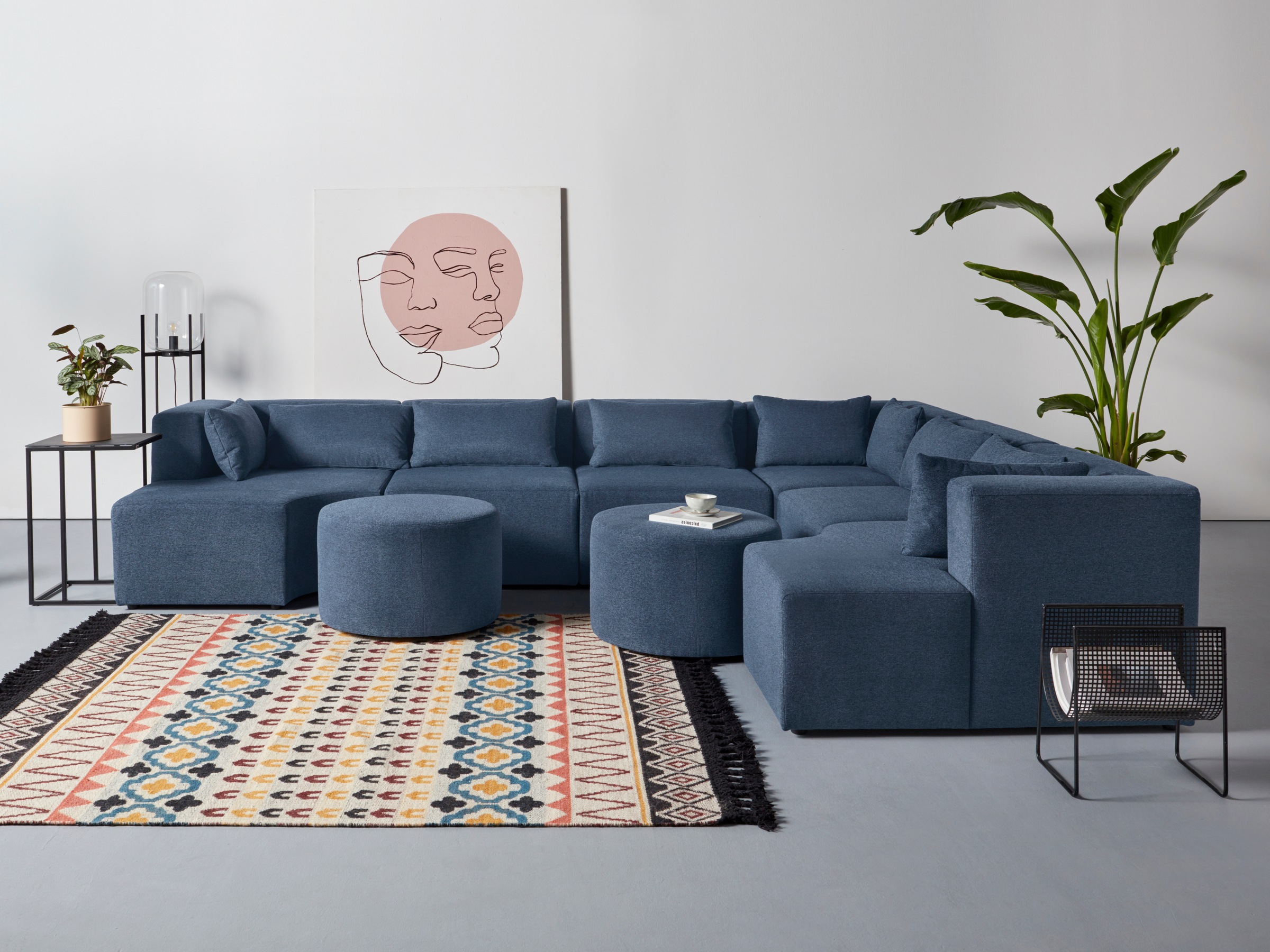 Leonique Ecksofa »Alexane L-Form«, zusammengesetzt aus Modulen, in vielen Bezugsqualitäten und Farben