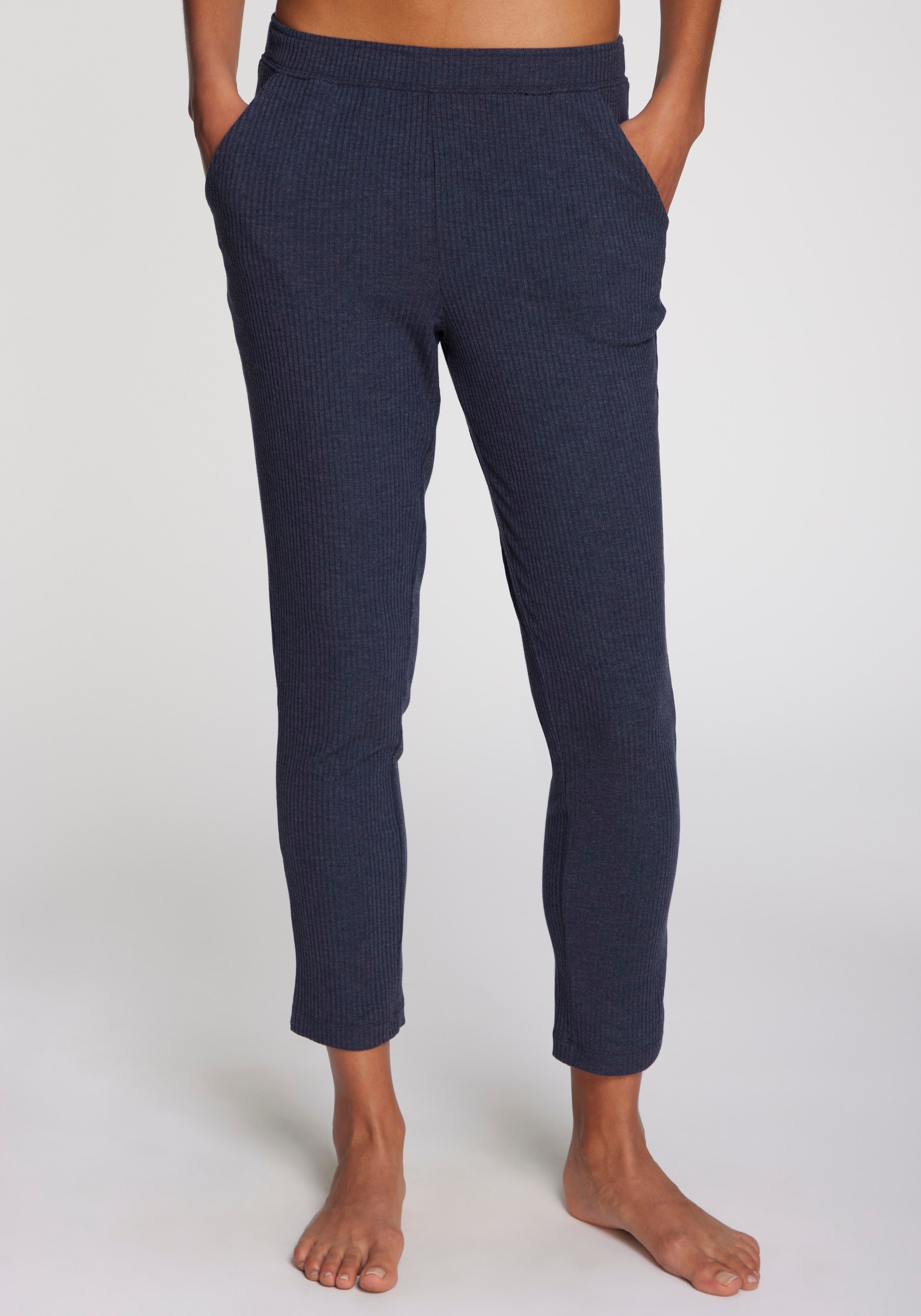 s.Oliver Pyjamahose Aus weicher Rippqualität günstig online kaufen