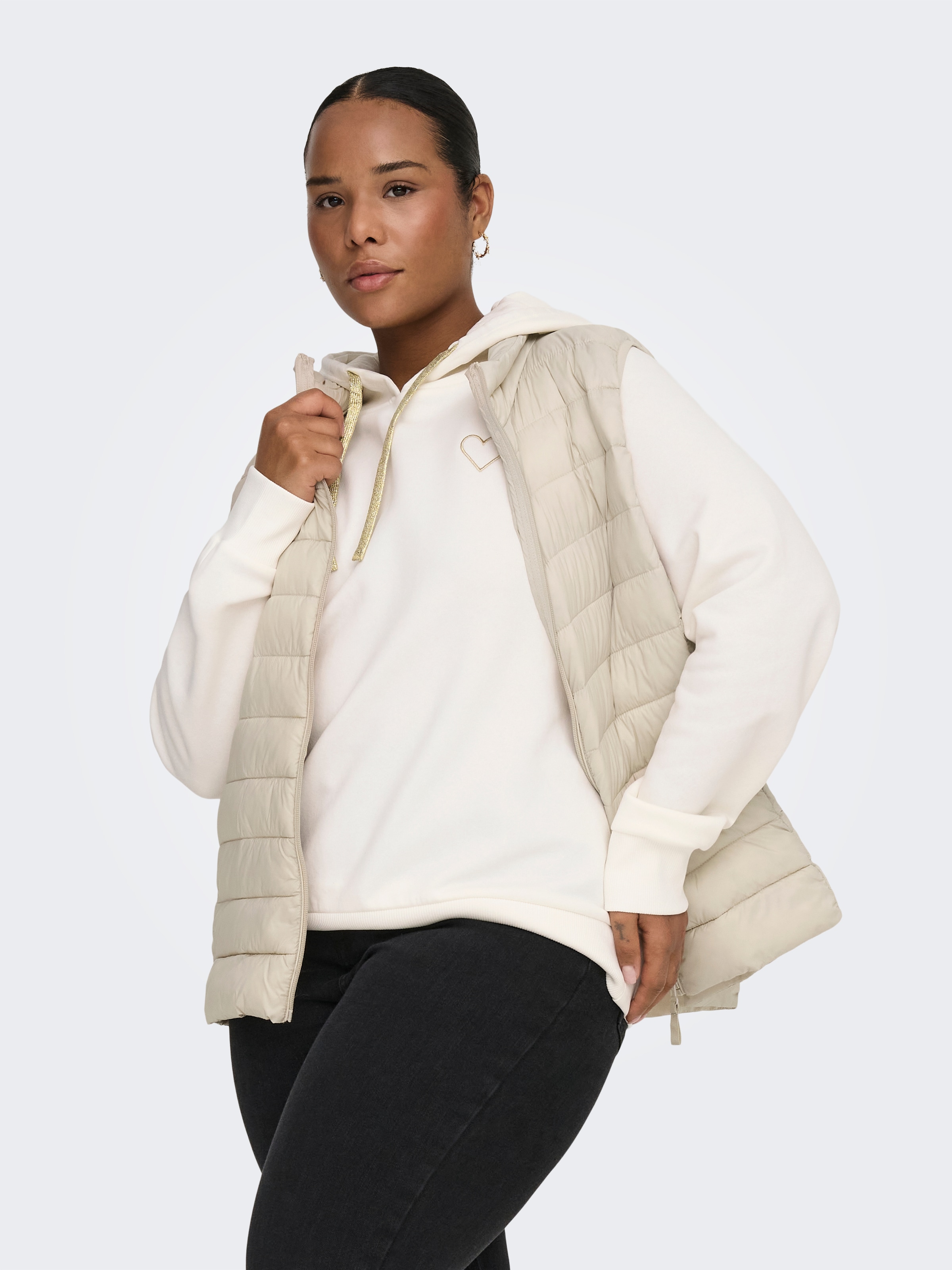 ONLY CARMAKOMA Kapuzensweatshirt "CARNOLI L/S HEART HOOD SWT NOOS" günstig online kaufen