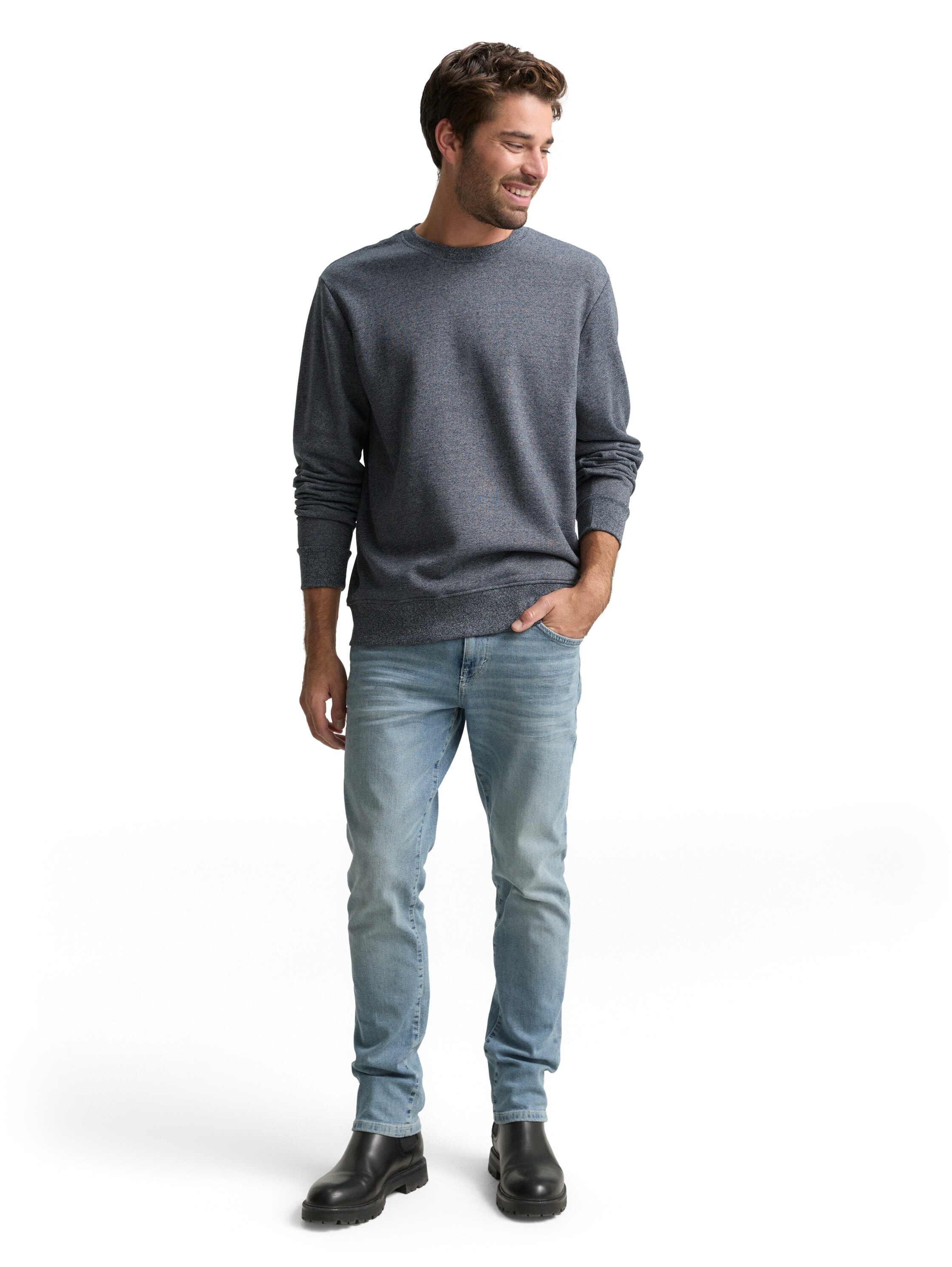TOM TAILOR Sweatshirt, mit Logo Stickerei am Arm