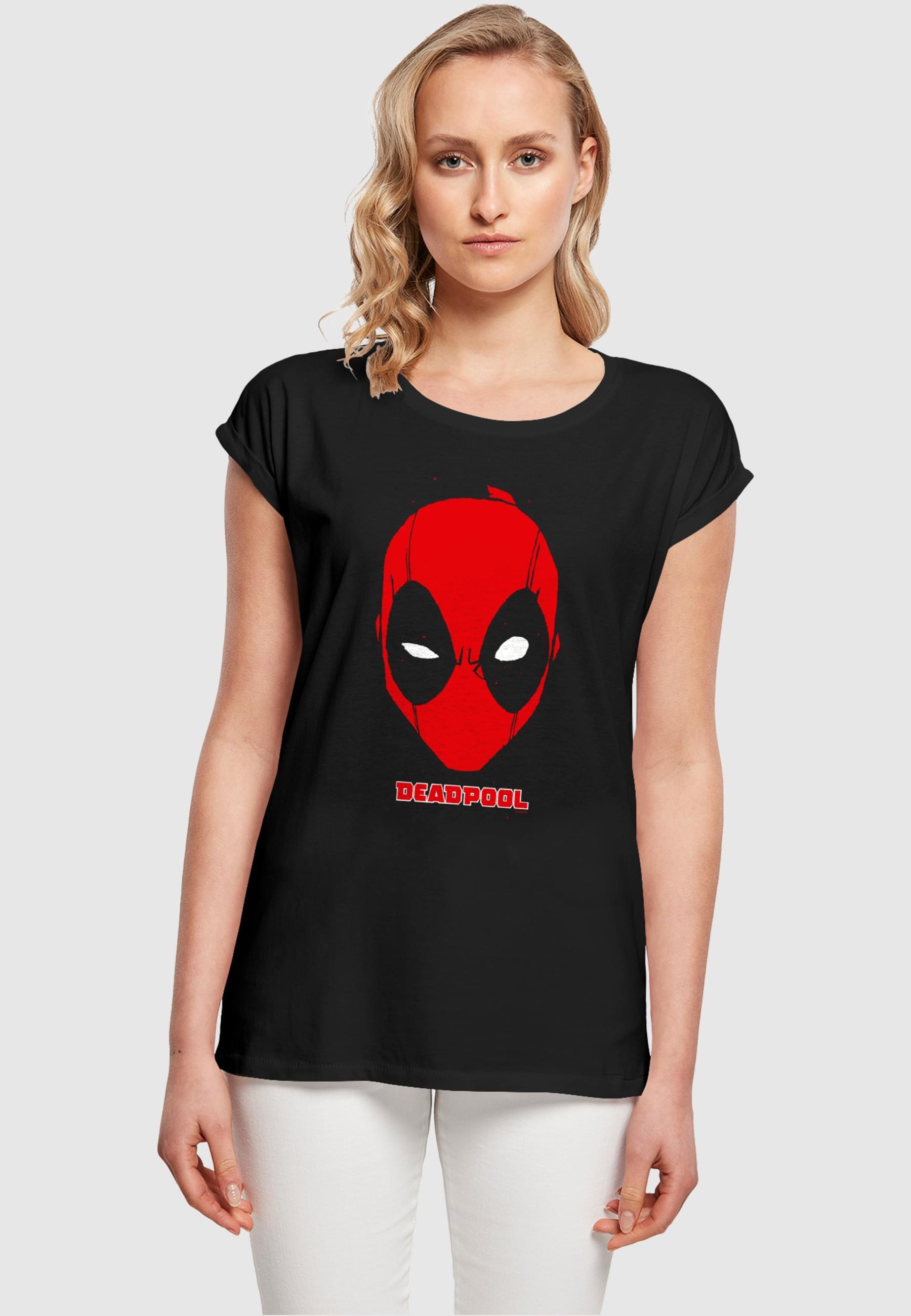 ABSOLUTE CULT T-Shirt "ABSOLUTE CULT Damen Ladies Deadpool - Mask T-Shirt" günstig online kaufen