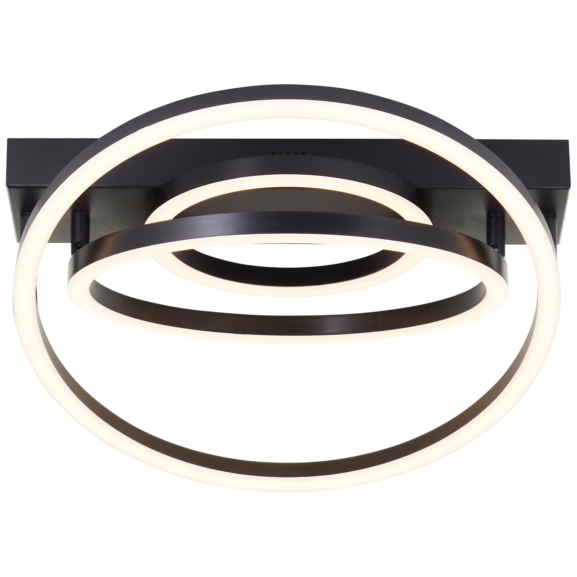 Brilliant LED Deckenleuchte »Pedley« LED-Modul 1 Stk. Warmweiß 38 cm, 3800lm, 3000K, dimmbar, schwenkbar, schwarz