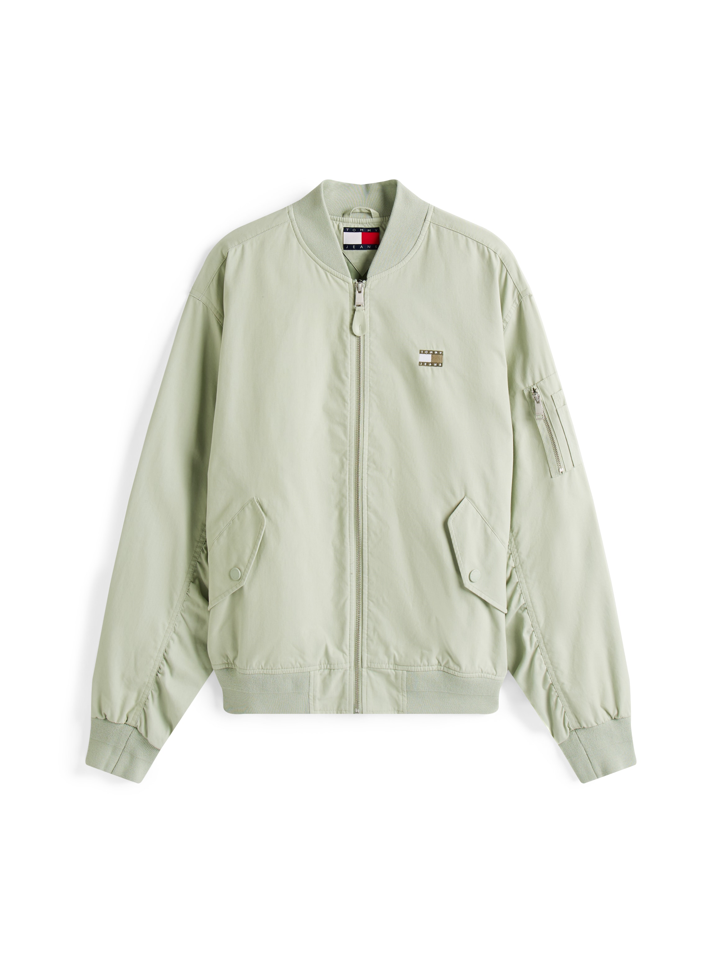 Tommy Jeans Bomberjacke »TJM COTTON BOMBER JACKET«, ohne Kapuze, Mit Rundhalsausschnitt