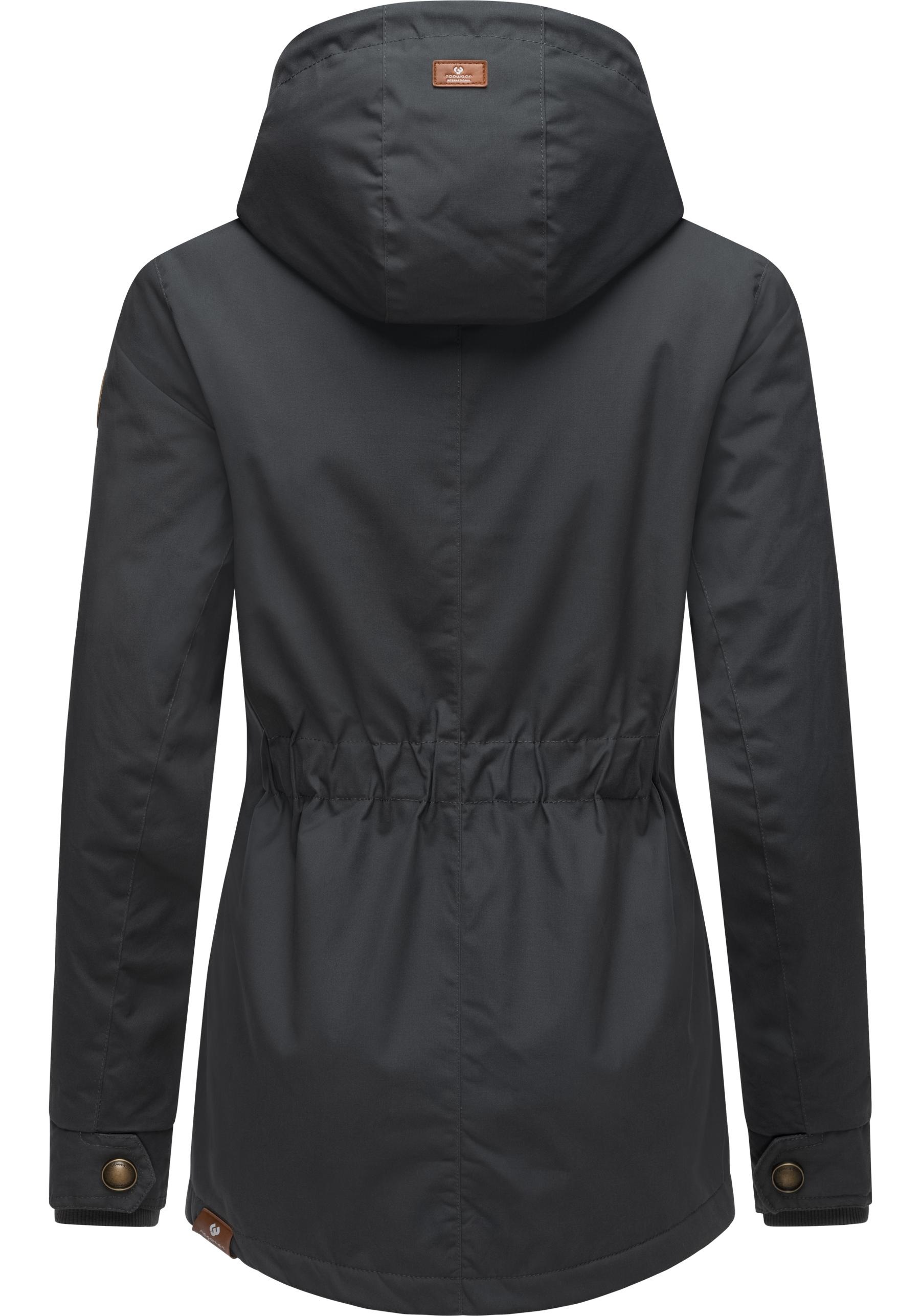 Ragwear Winterjacke »Monade«, mit Kapuze, Damen Winterparka mit Kapuze und m. Fleece gefüttert