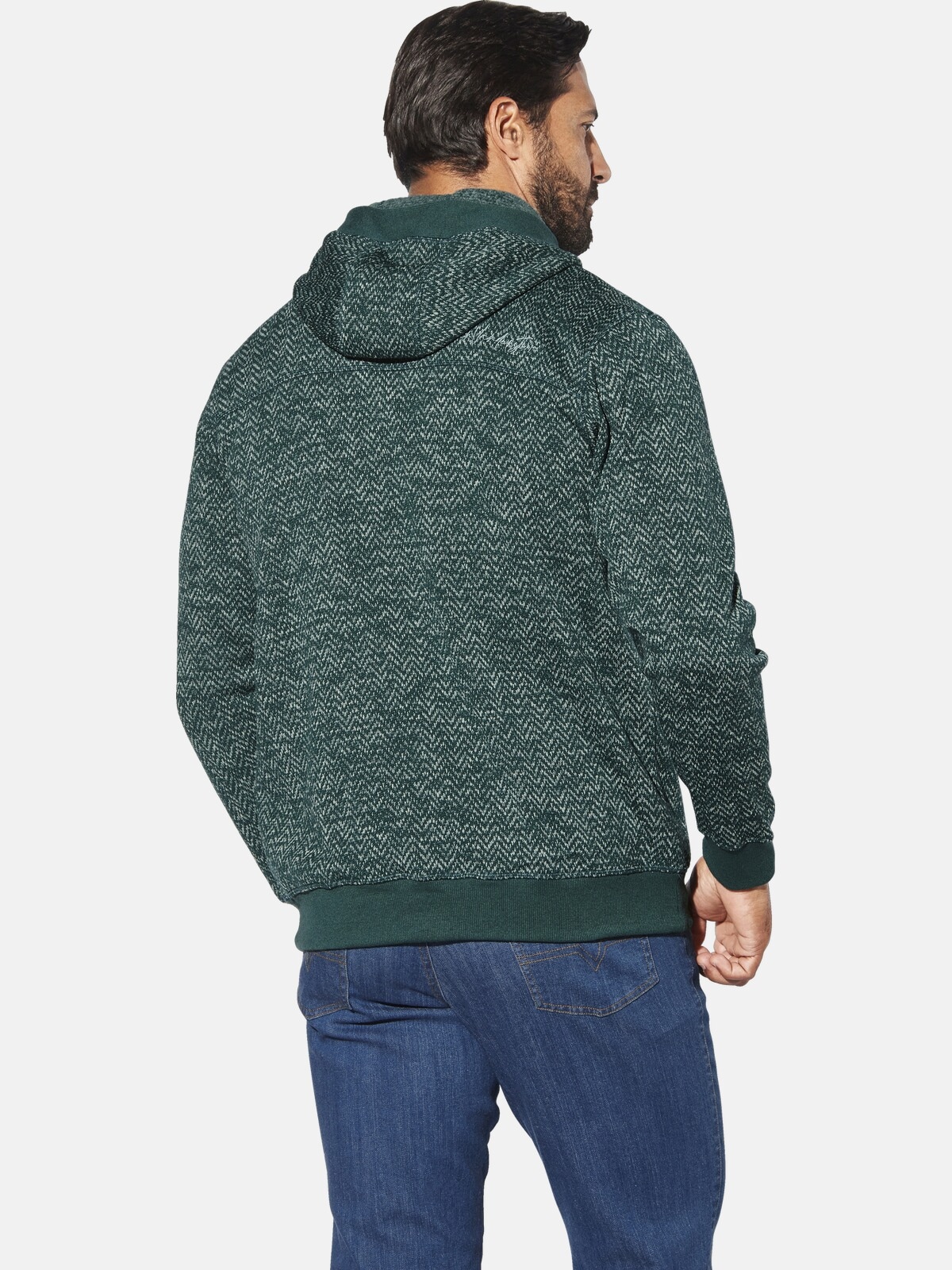 Jan Vanderstorm Fleecepullover »Strickfleeceshirt HARGARD«