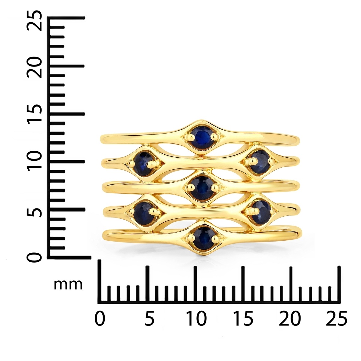 Donata K724 Cocktail Ring Yellow Gold Size 60 3