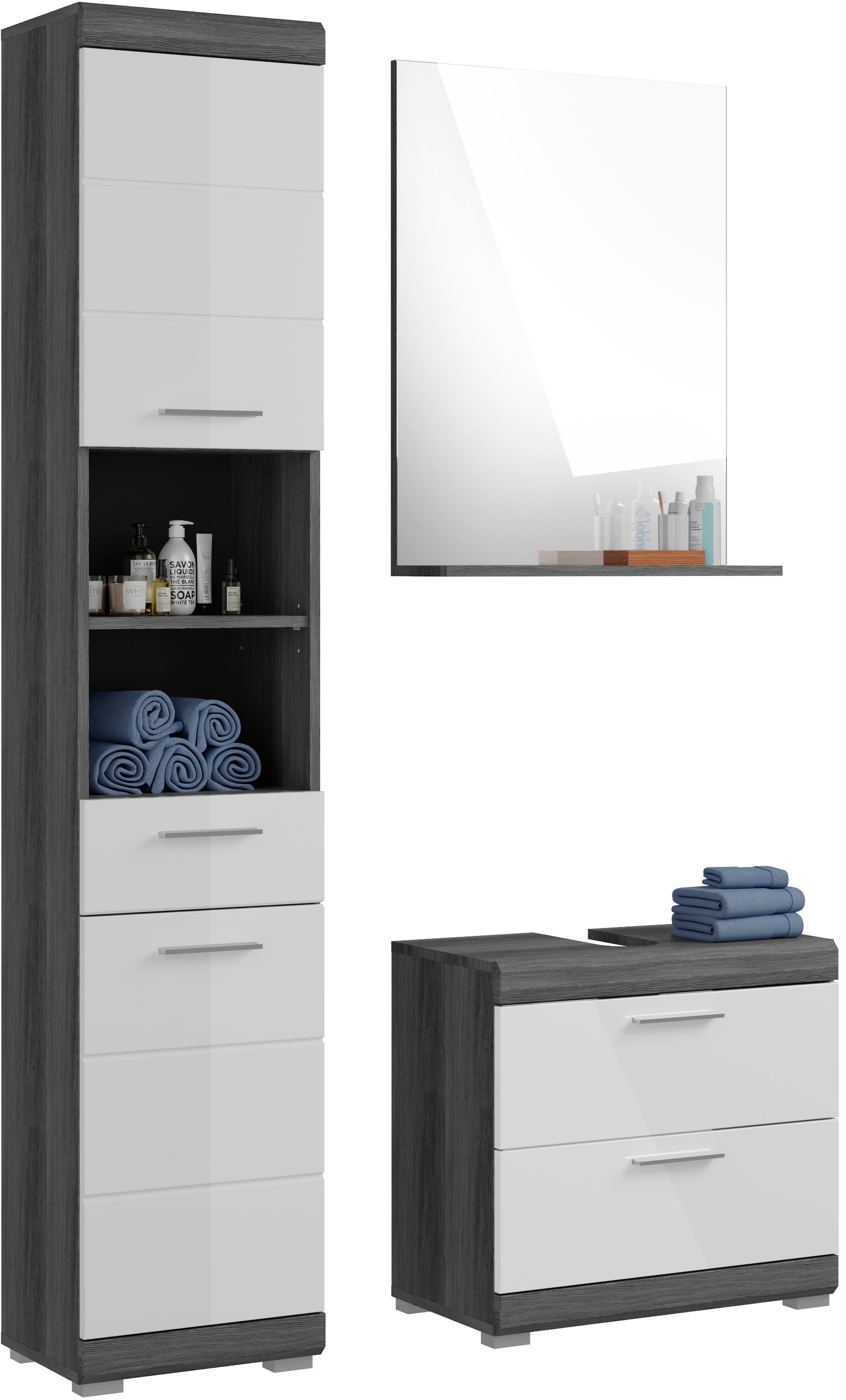 INOSIGN Badmöbel-Set "Siena, 3 teilig, bestehend aus:" Set, TOPSELLER, 3 St günstig online kaufen