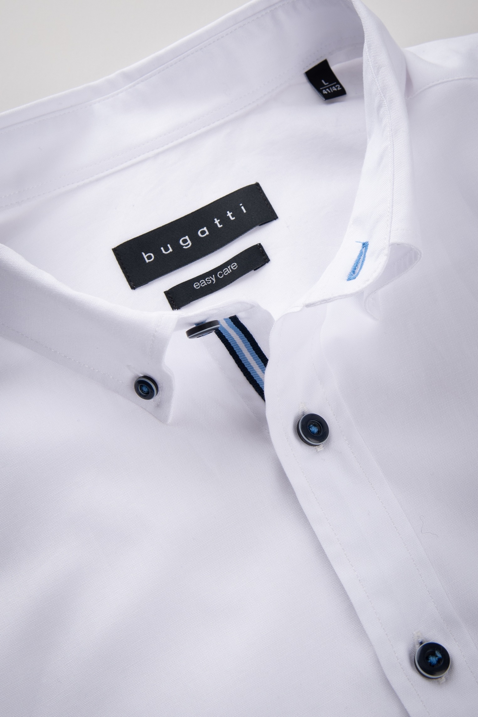 bugatti Langarmhemd »Modern Fit«, mit Button-Down-Kragen