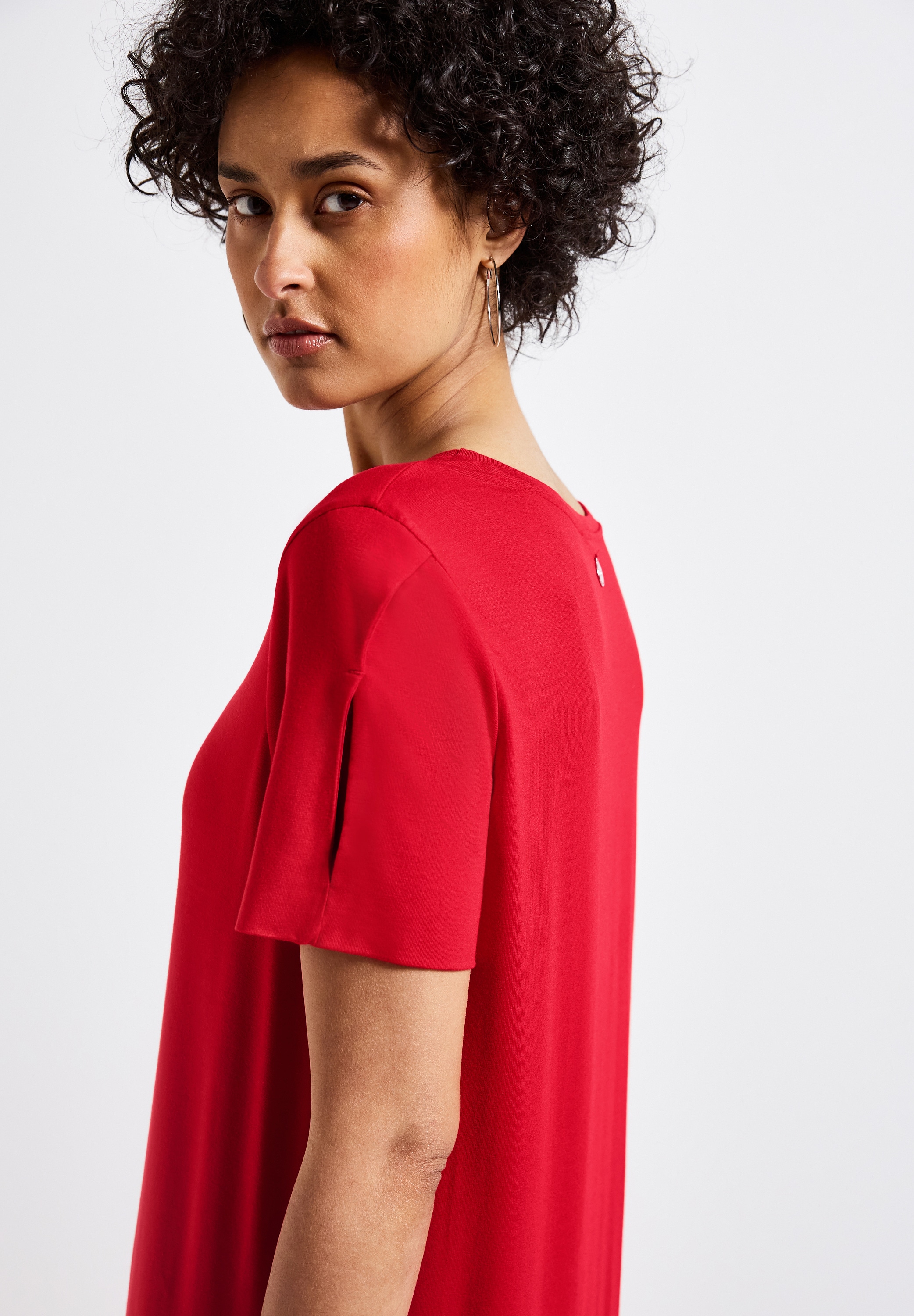 STREET ONE Shirtkleid, mit Schlitzdetail