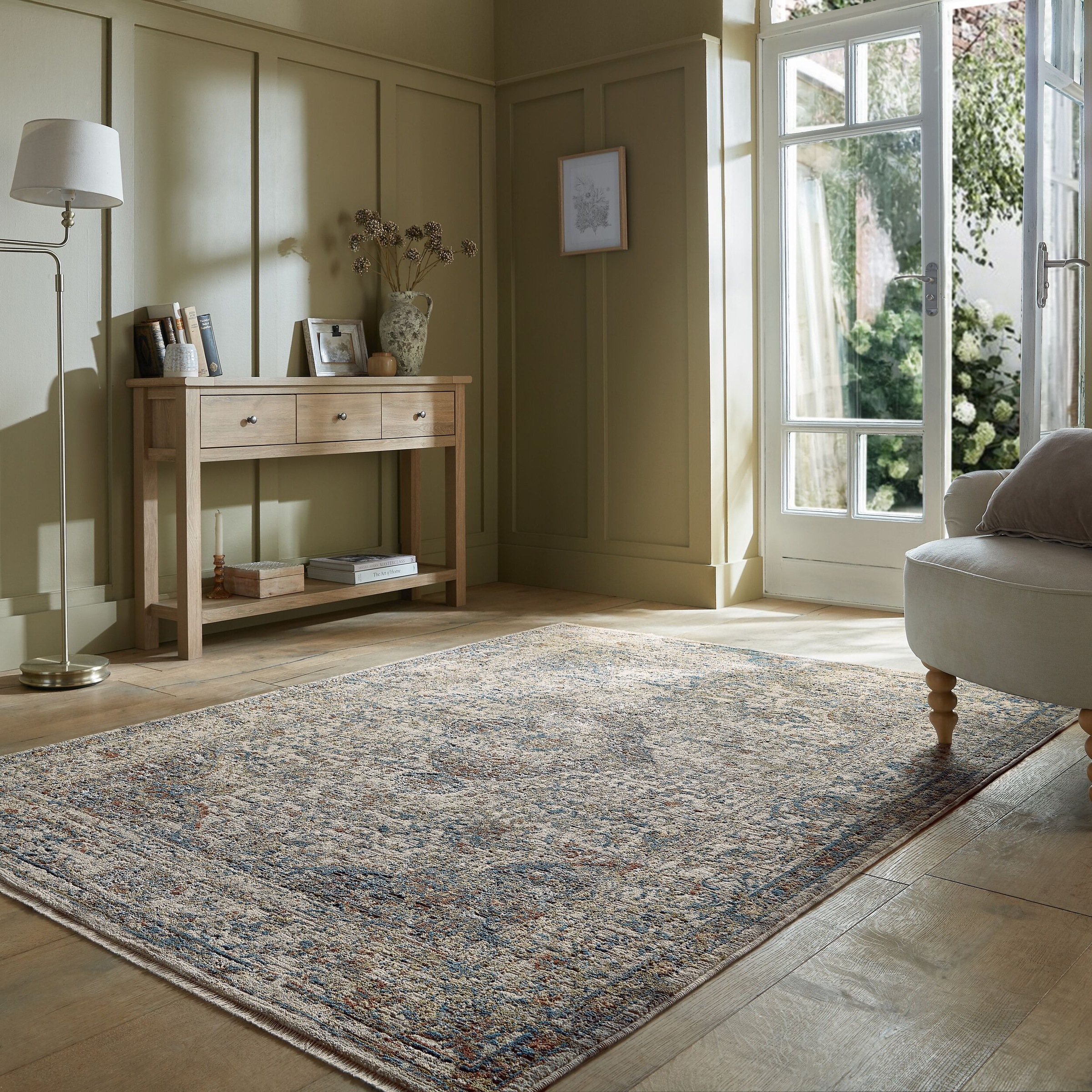 FLAIR RUGS Teppich "Sibyl Vintage" rechteckig 7 mm Höhe aus recyceltem Mate günstig online kaufen