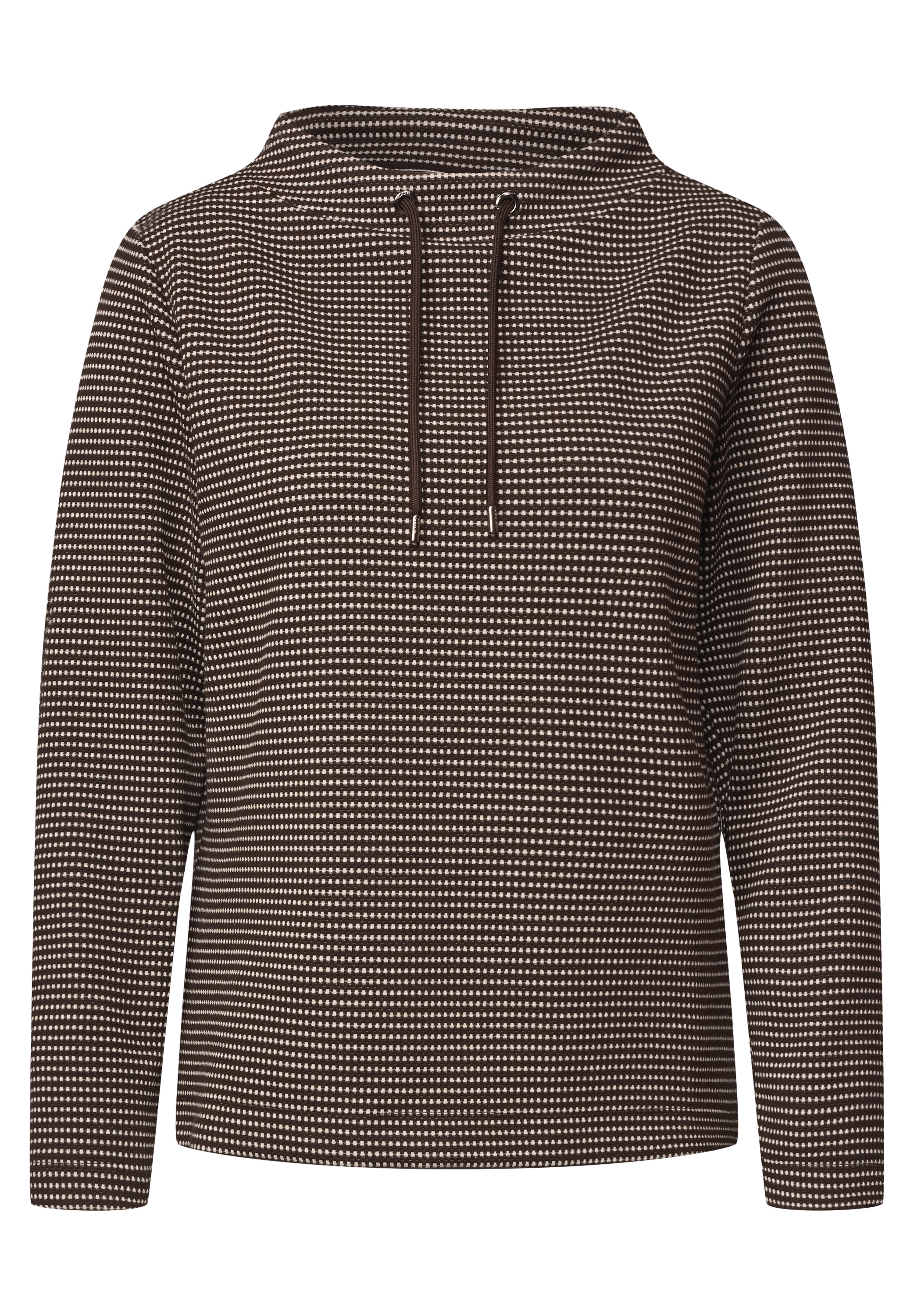 Cecil Langarmshirt aus softem Materialmix