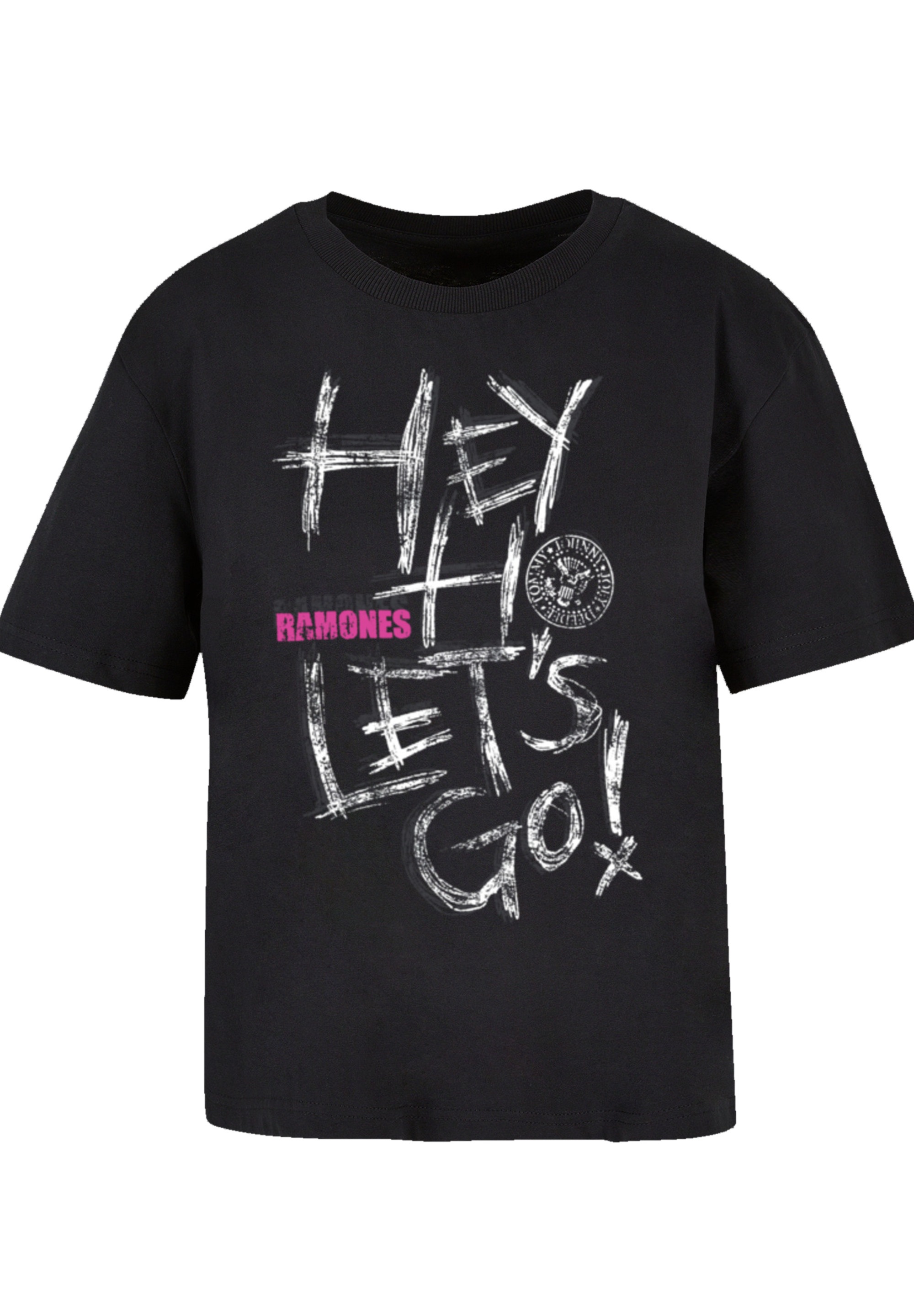 Ho Go«, Band, F4NT4STIC Rock für | Musik Band BAUR Let\'s »Ramones Rock-Musik Qualität, Premium T-Shirt Hey bestellen