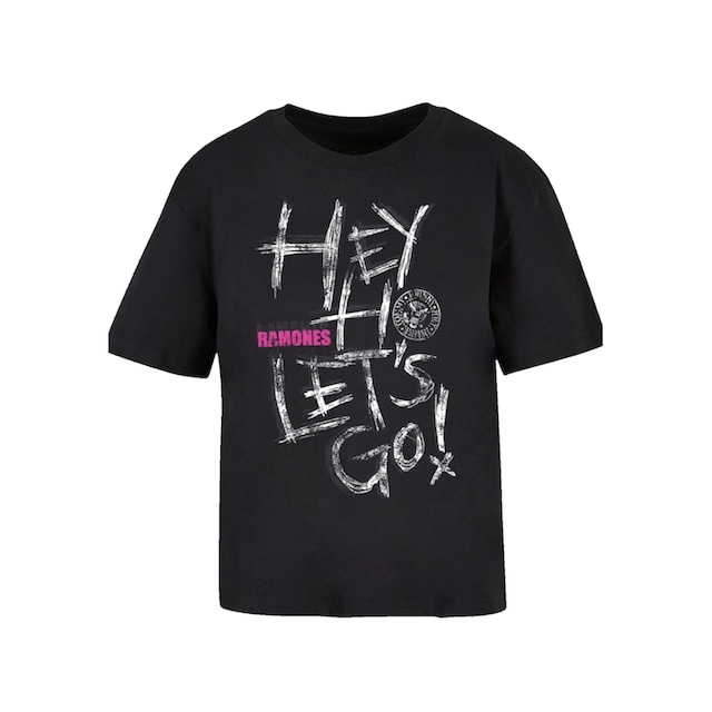 F4NT4STIC T-Shirt »Ramones Rock Musik Band Hey Ho Let's Go«, Premium  Qualität, Band, Rock-Musik für bestellen | BAUR