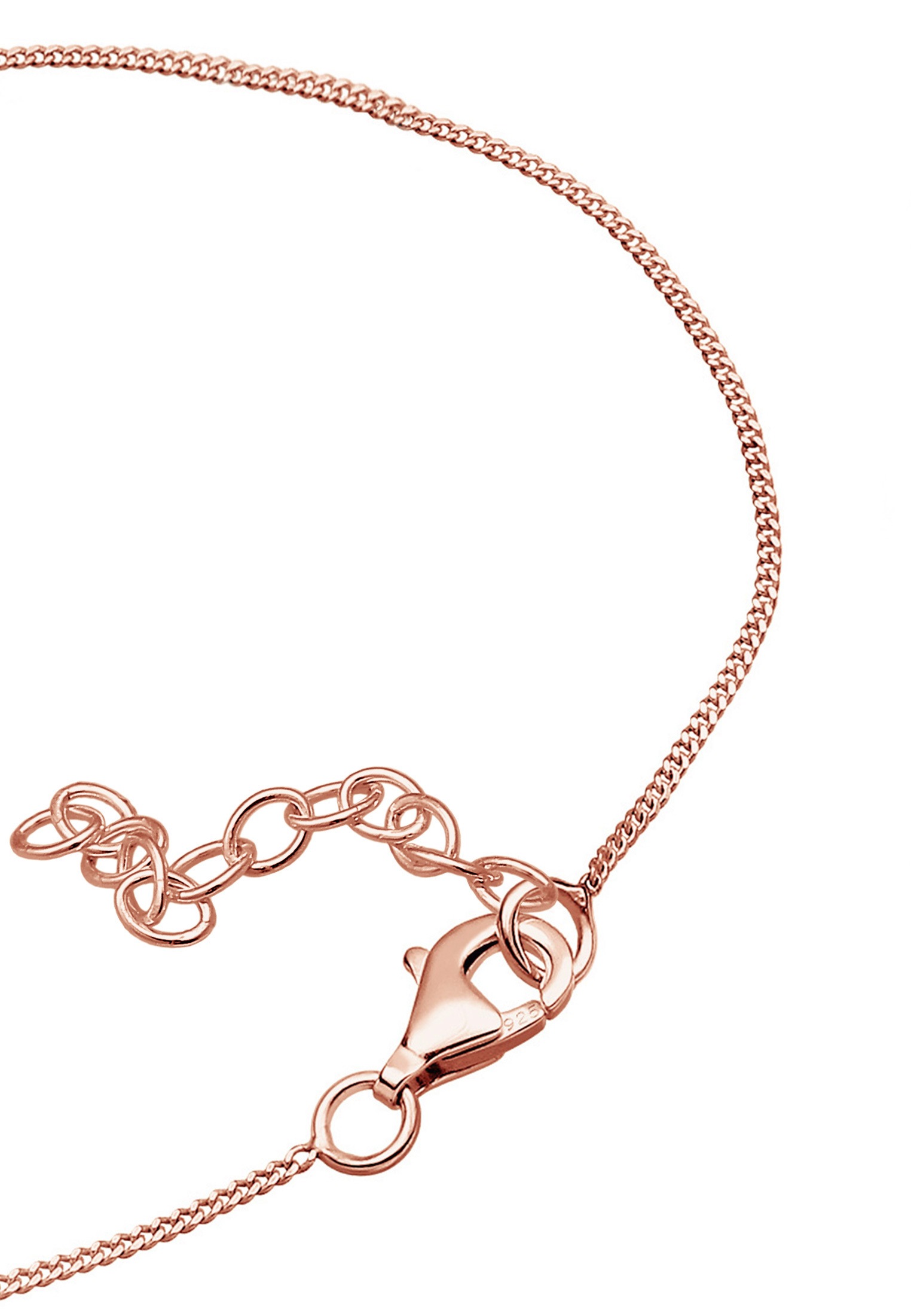 Armband ELLI "Herzen Verschlungen Lovely 925 Silber", rosa (rosegold), Armbänder, Damen, 20cm, ohne Stein, Silber 925 (Sterlingsilber), Armband 2