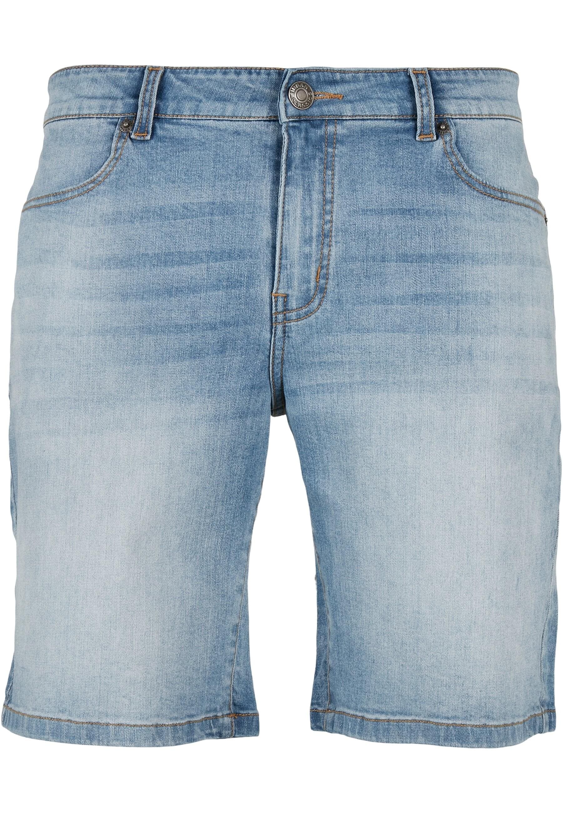 Stoffhose »Urban Classics Herren Relaxed Fit Jeans Shorts«, (1 tlg.)
