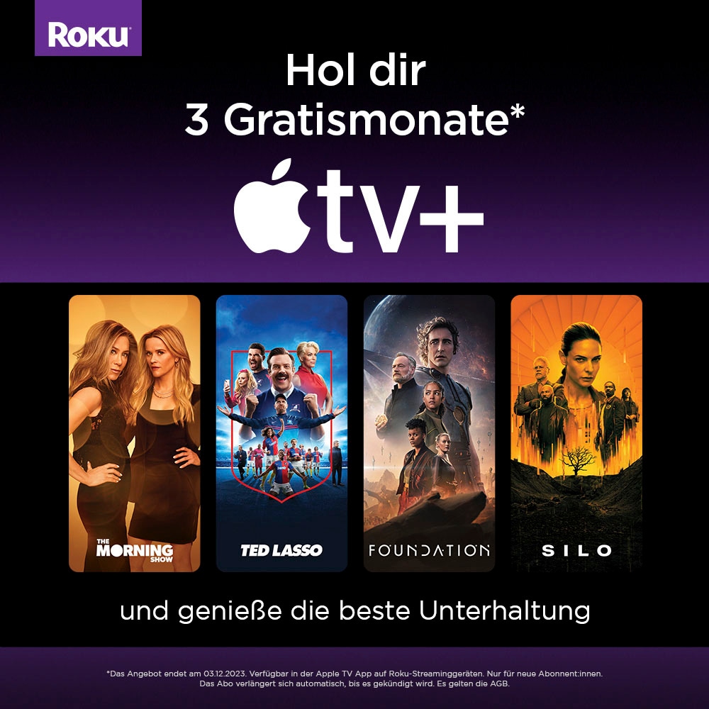 TCL LED-Fernseher, 108 cm/43 Zoll, 4K Ultra HD, Smart-TV, Roku TV, HDR, HDR10, Dolby Vision, Game Master, HDMI 2.1