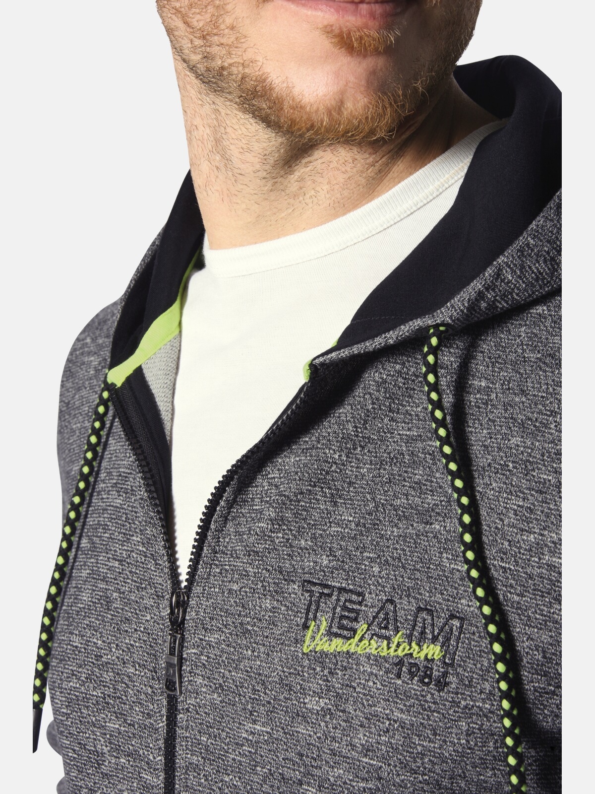 Jan Vanderstorm Kapuzensweatjacke »Sweatjacke RUMOLT«