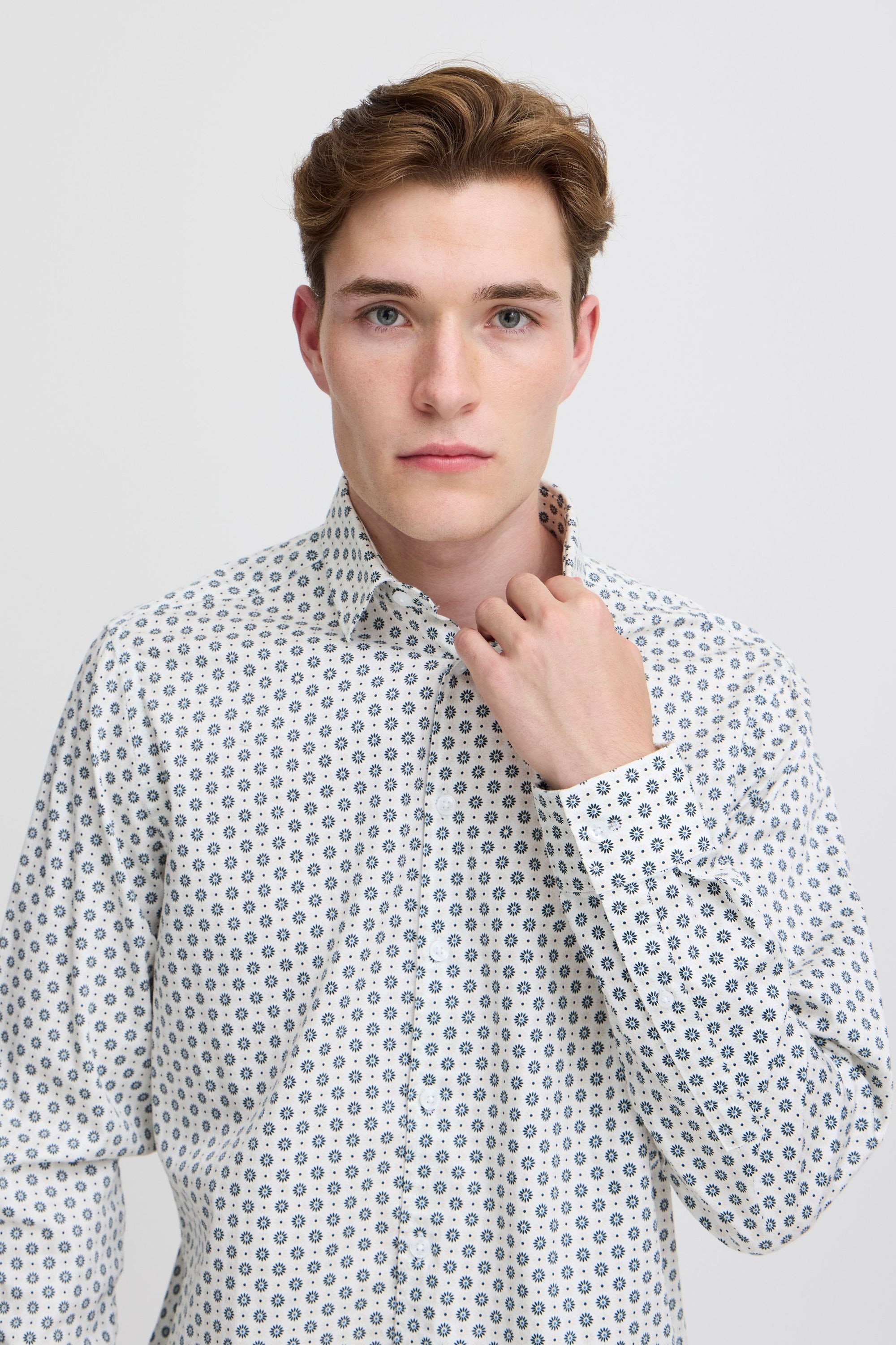 Casual Friday Businesshemd »Businesshemd CFANTON LS floral AOP shirt«