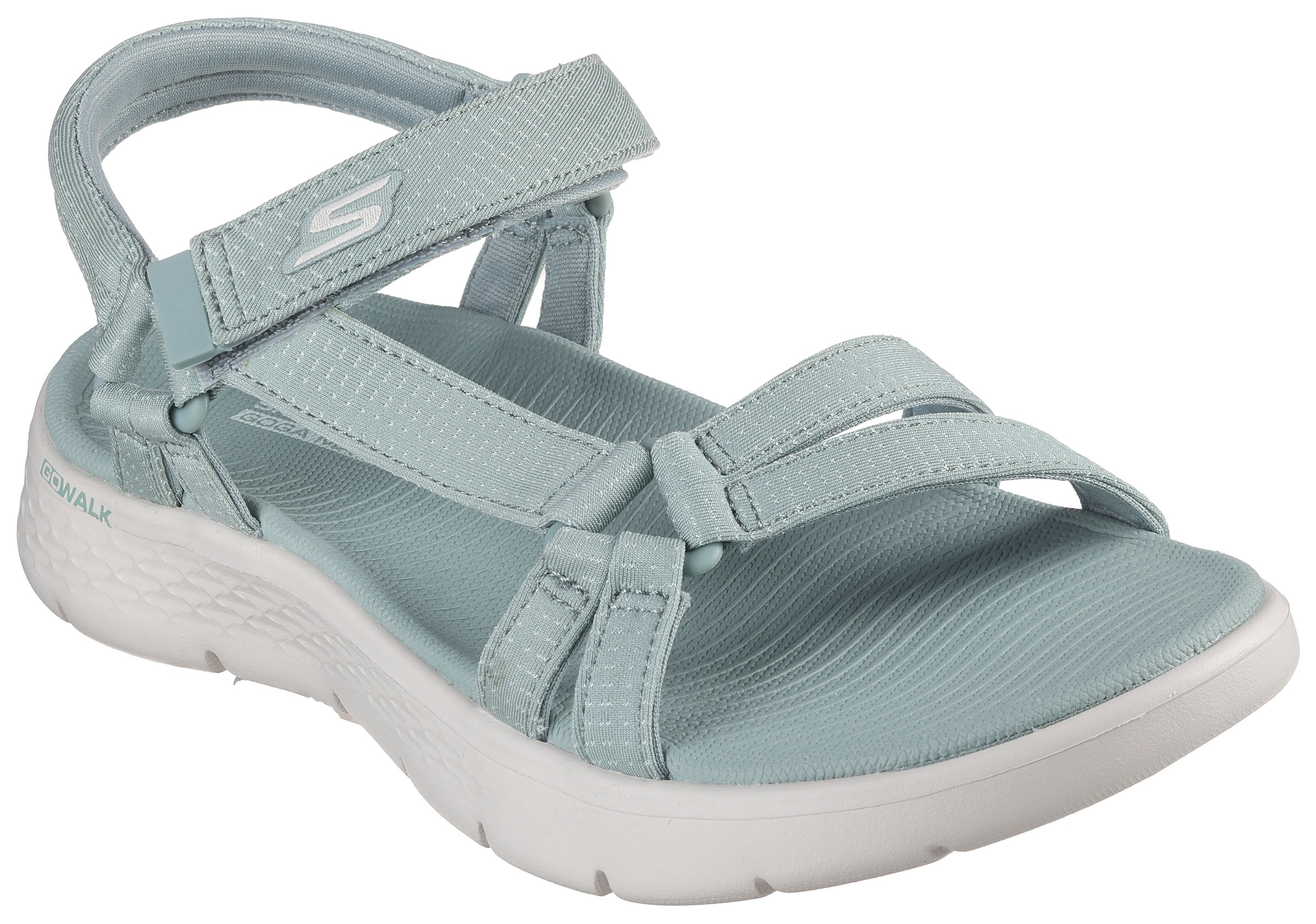 Skechers "GO WALK FLEX SANDAL-SUBLIME-X", Sommerschuh, Sandalette, Klettschuh, mit Goga Mat Footbed