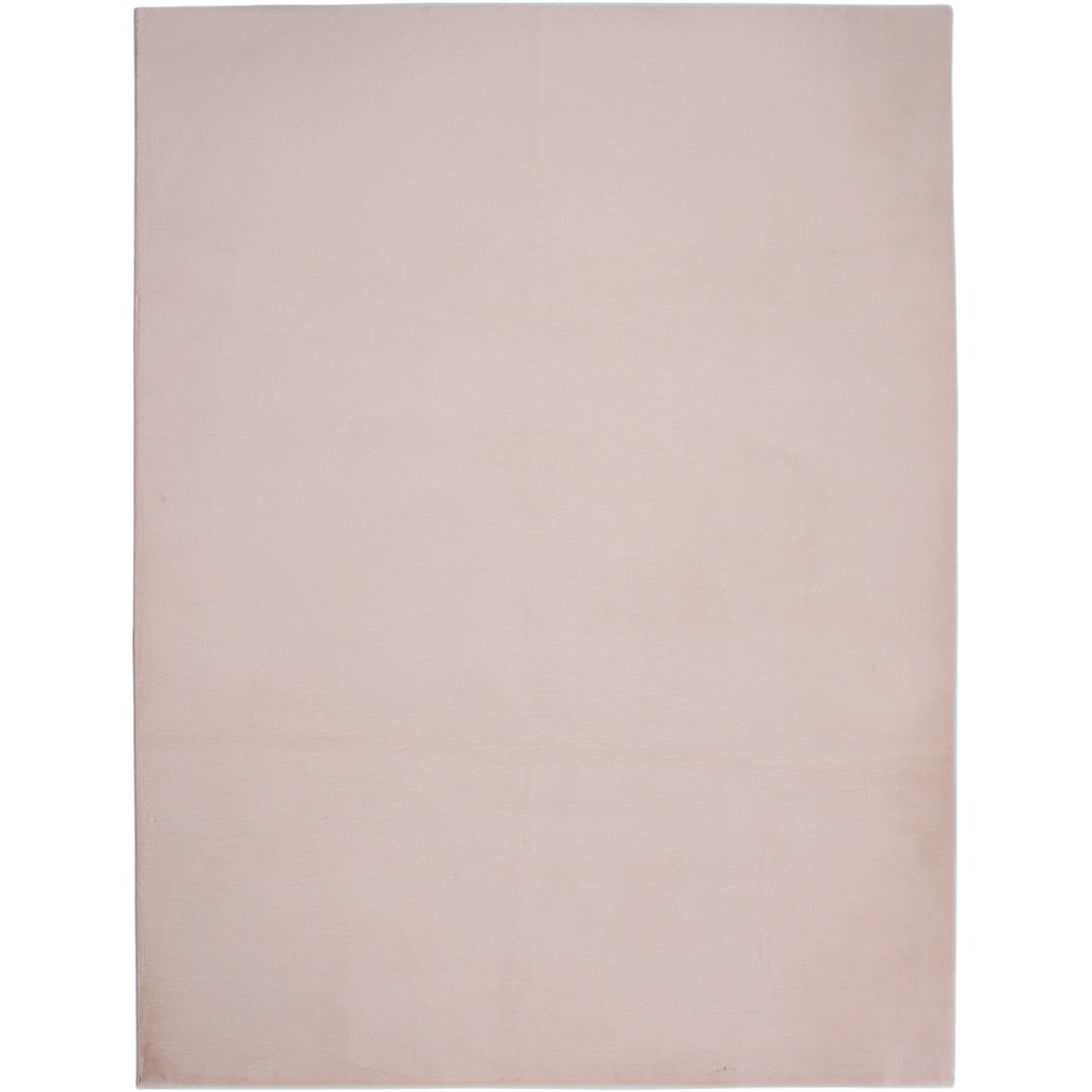Leonique Fellteppich »Balu«, rechteckig, 20 mm Höhe, Kunstfell in Kaninchenfell Haptik, fußbodenheizungsgeeignet, pflegeleicht, ideale Teppiche für Wohnzimmer, Schlafzimmer, Esszimmer, Arbeitszimmer