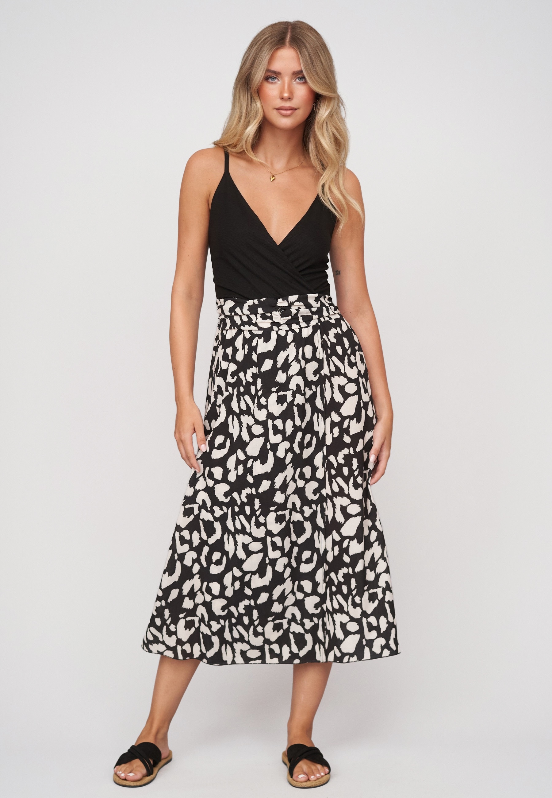 CLOUD 5IVE A-Linien-Kleid »CLOUD 5IVE Maxi Wrap Dress« 1 tlg.