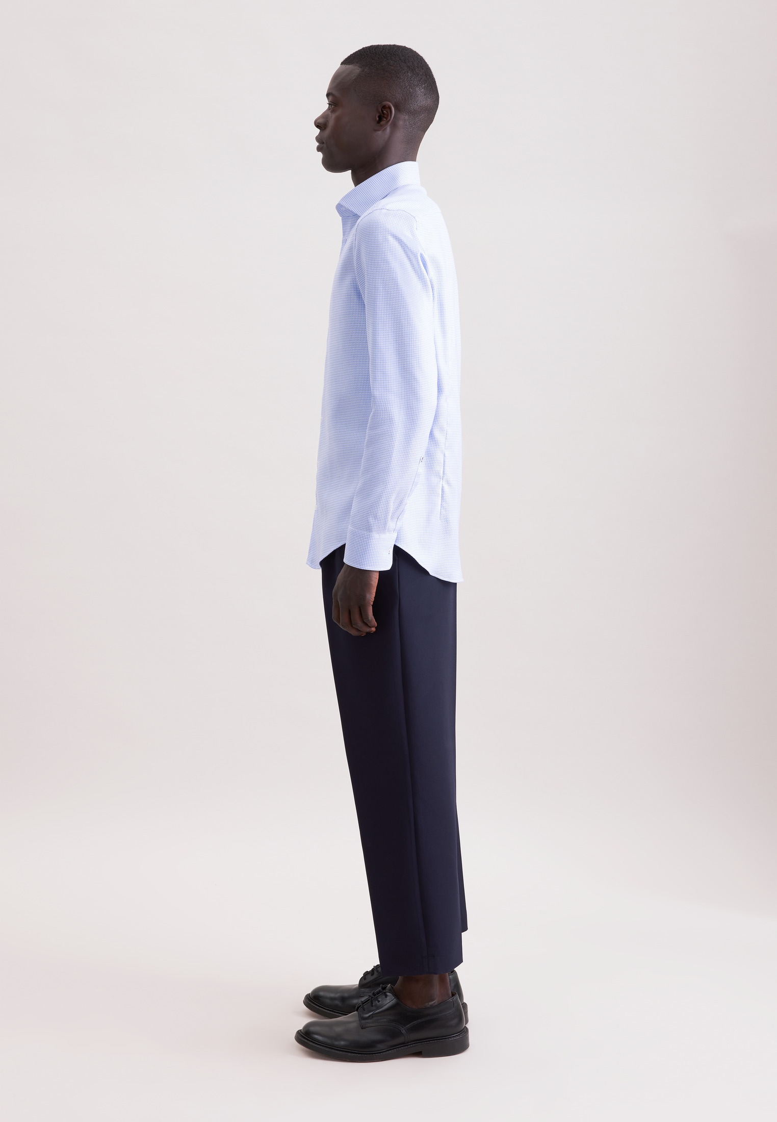 seidensticker Businesshemd »Schwarze Rose« X-Slim 1/1 Kentkragen Struktur