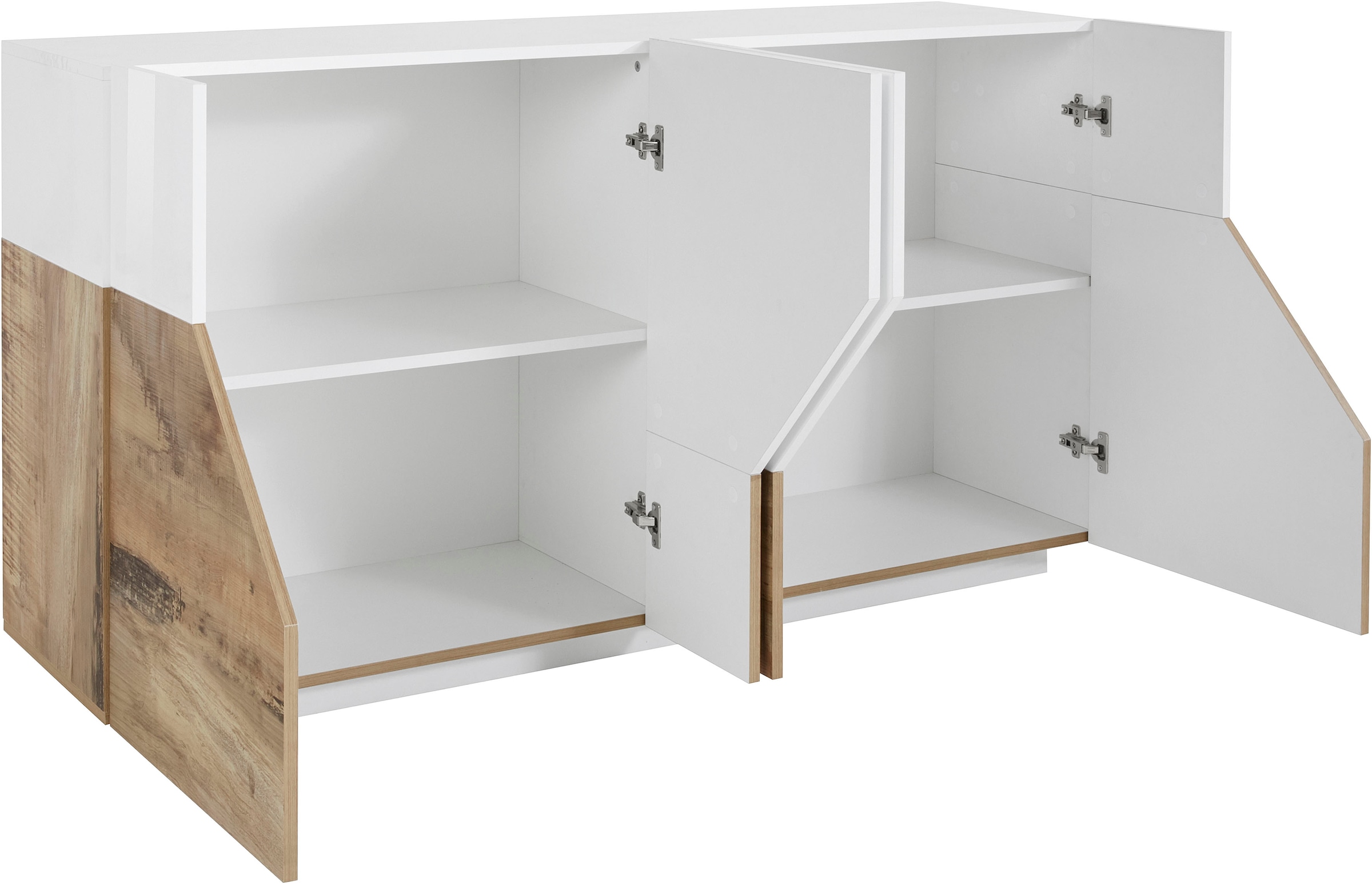 INOSIGN Sideboard »ALIEN-Kommode, Schrank, Anrichte mit 4 Türen und 4 Fächern«, Sideboard Breite ca. 160 cm "100 % Made in Italy"