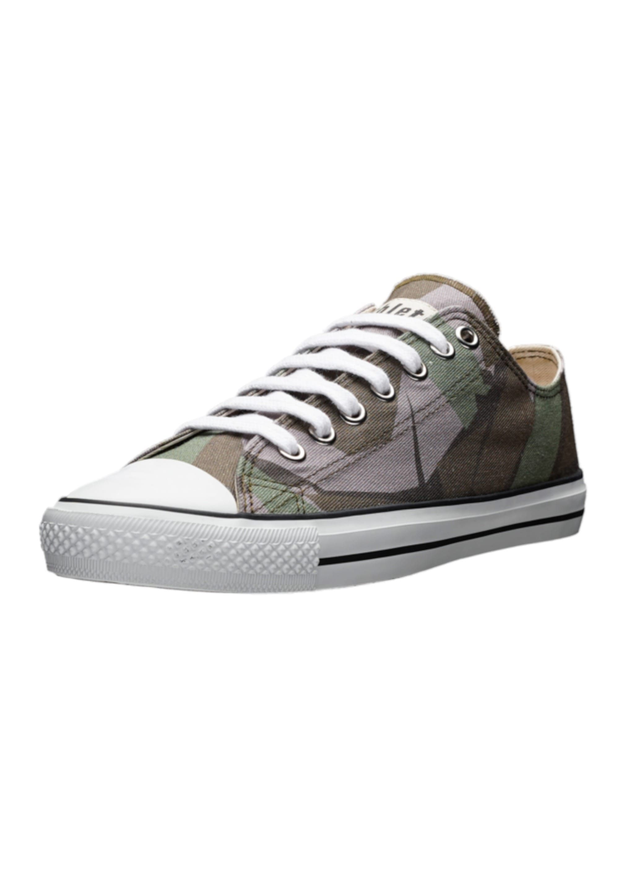 ETHLETIC Trainer White Cap Lo Cut Sneaker Green/White