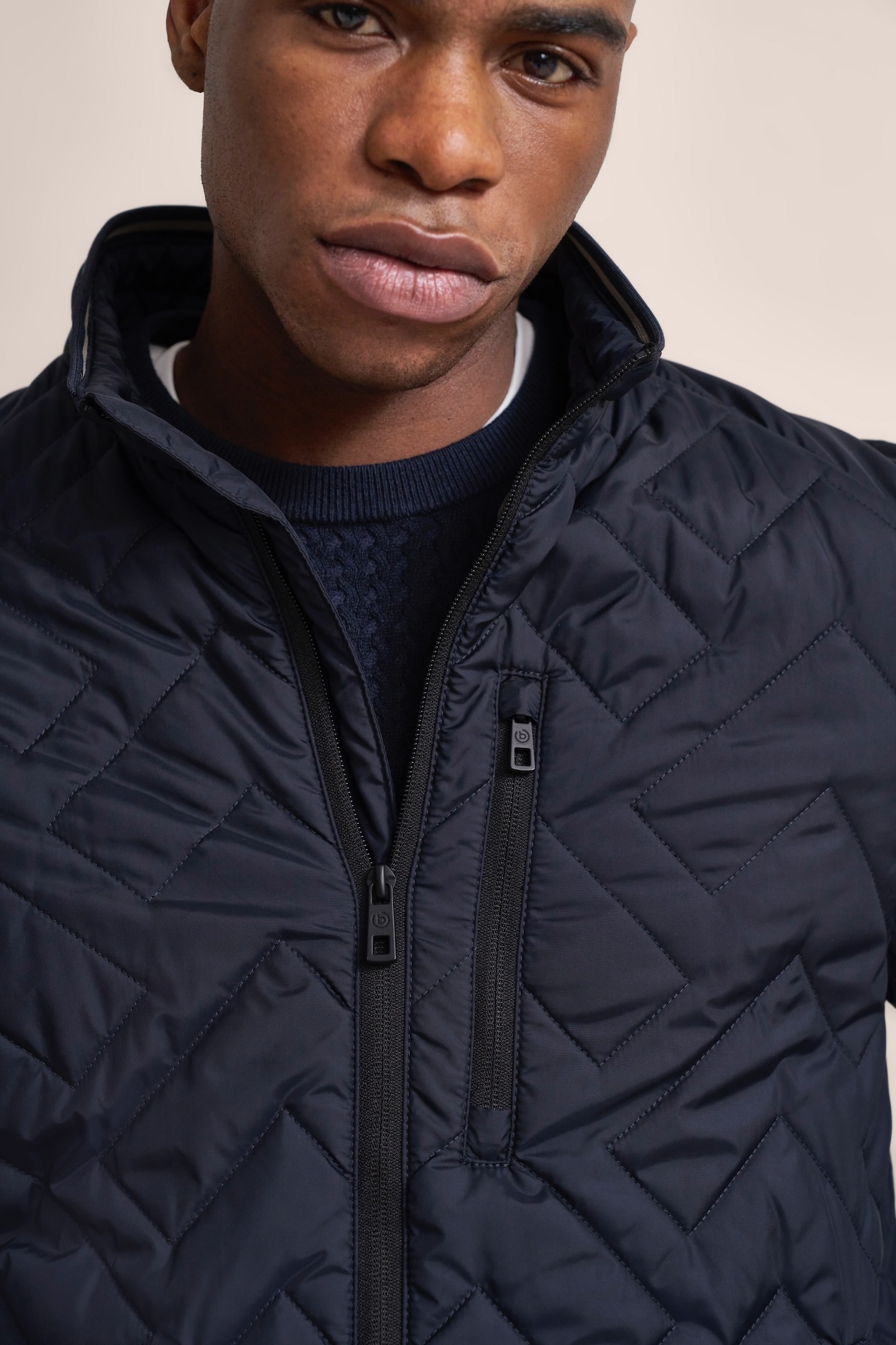 bugatti Blouson, ohne Kapuze, in Steppoptik