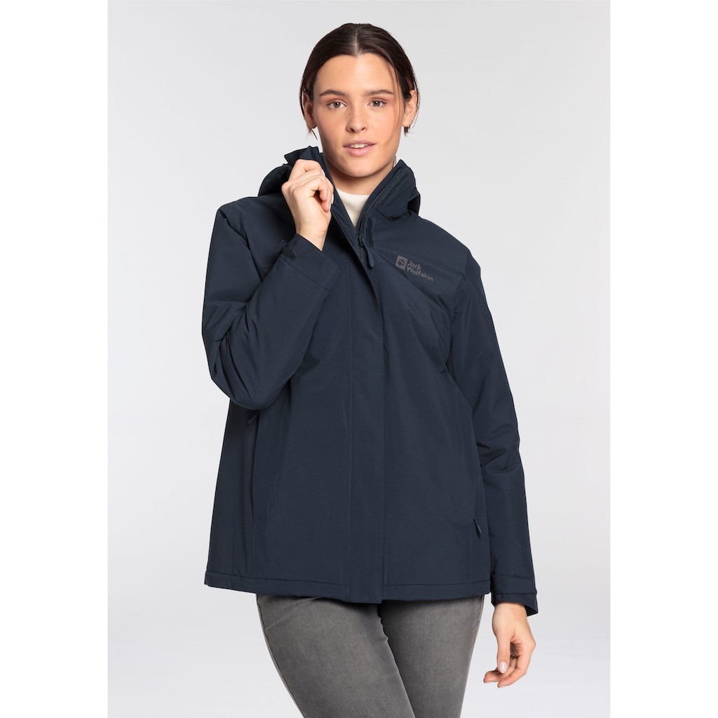 Jack Wolfskin Funktionsjacke »D Funktionsjacke WALDVILLE«, mit Kapuze