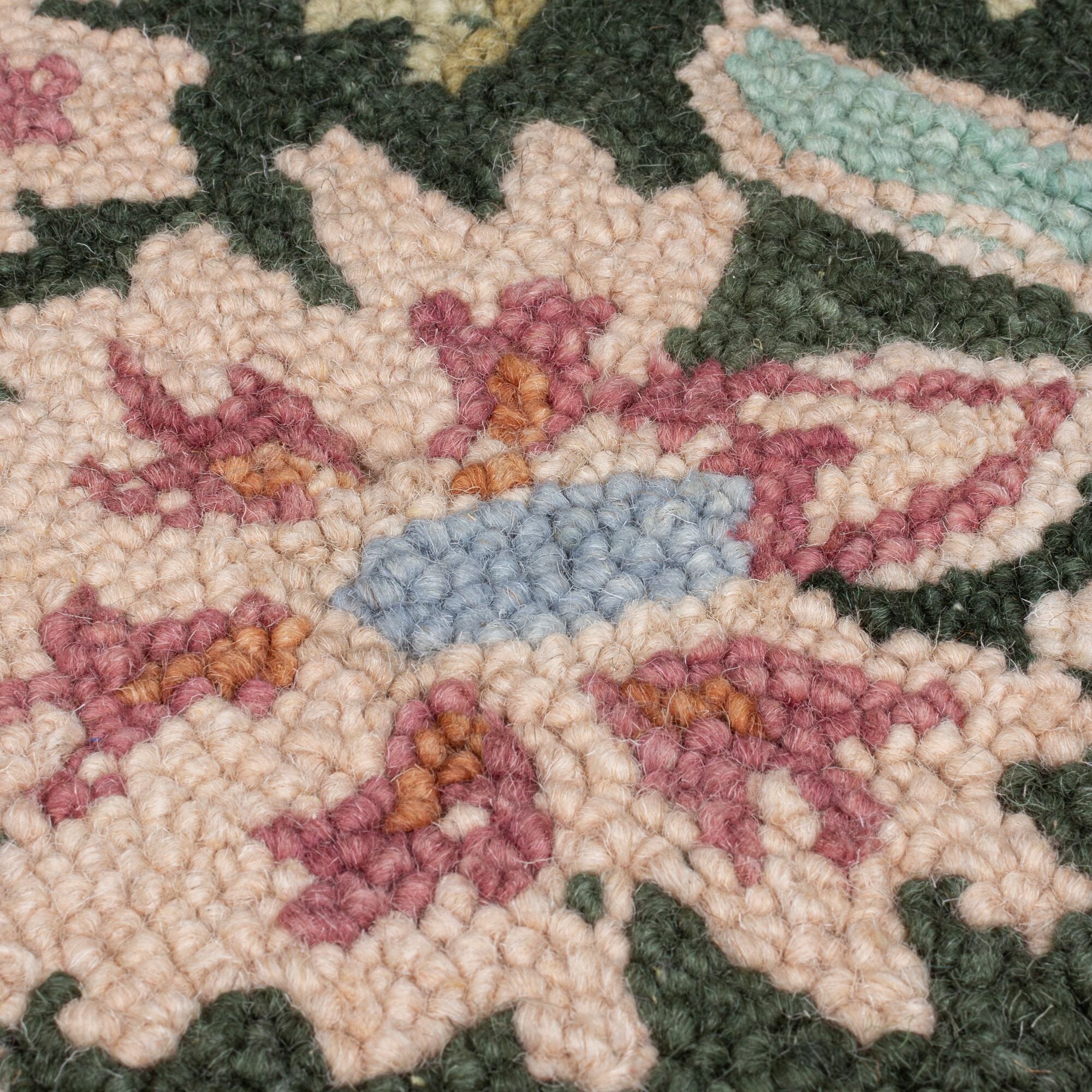 FLAIR RUGS Wollteppich »ANGELINA« rechteckig 8 mm Höhe Florales Muster, 100% Wolle
