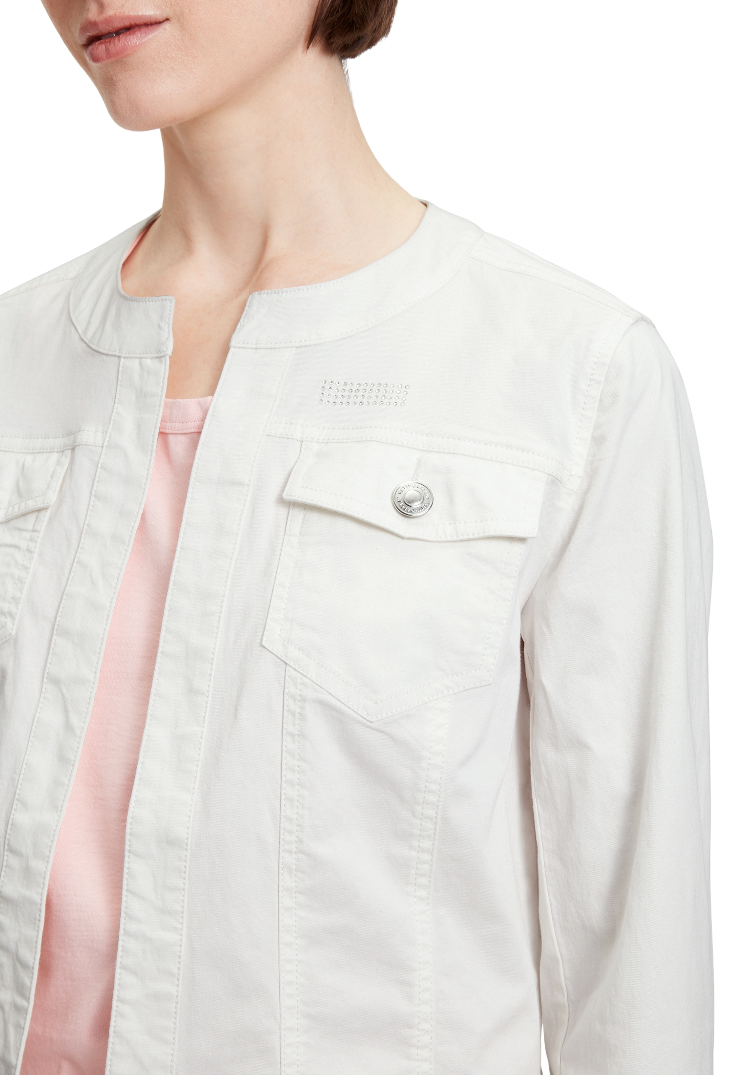 Betty Barclay Jackenblazer »Betty Barclay Sommerjacke mit Schmucksteinen«, Strass