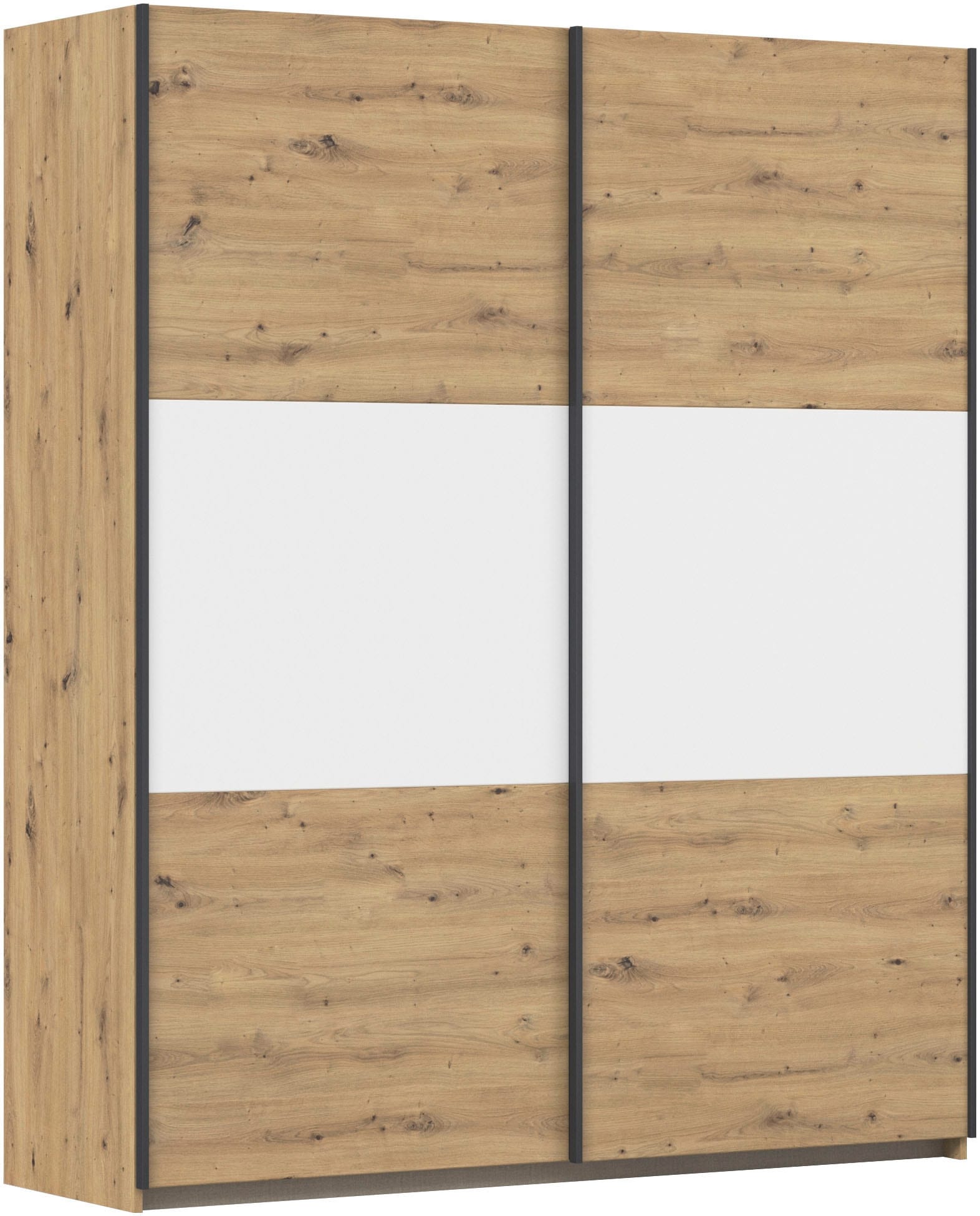 rauch 1100000002199 "Kleiderschrank Schrank Garderobe Garderobenschrank Wäscheschrank NEO" 3 verschiedene Ausstattungen BASIC/CLASSIC/PREMIUM (inkl. SOFT-CLOSE), mit großzügigem Stauraum und vielfältigen Farbkombinationen