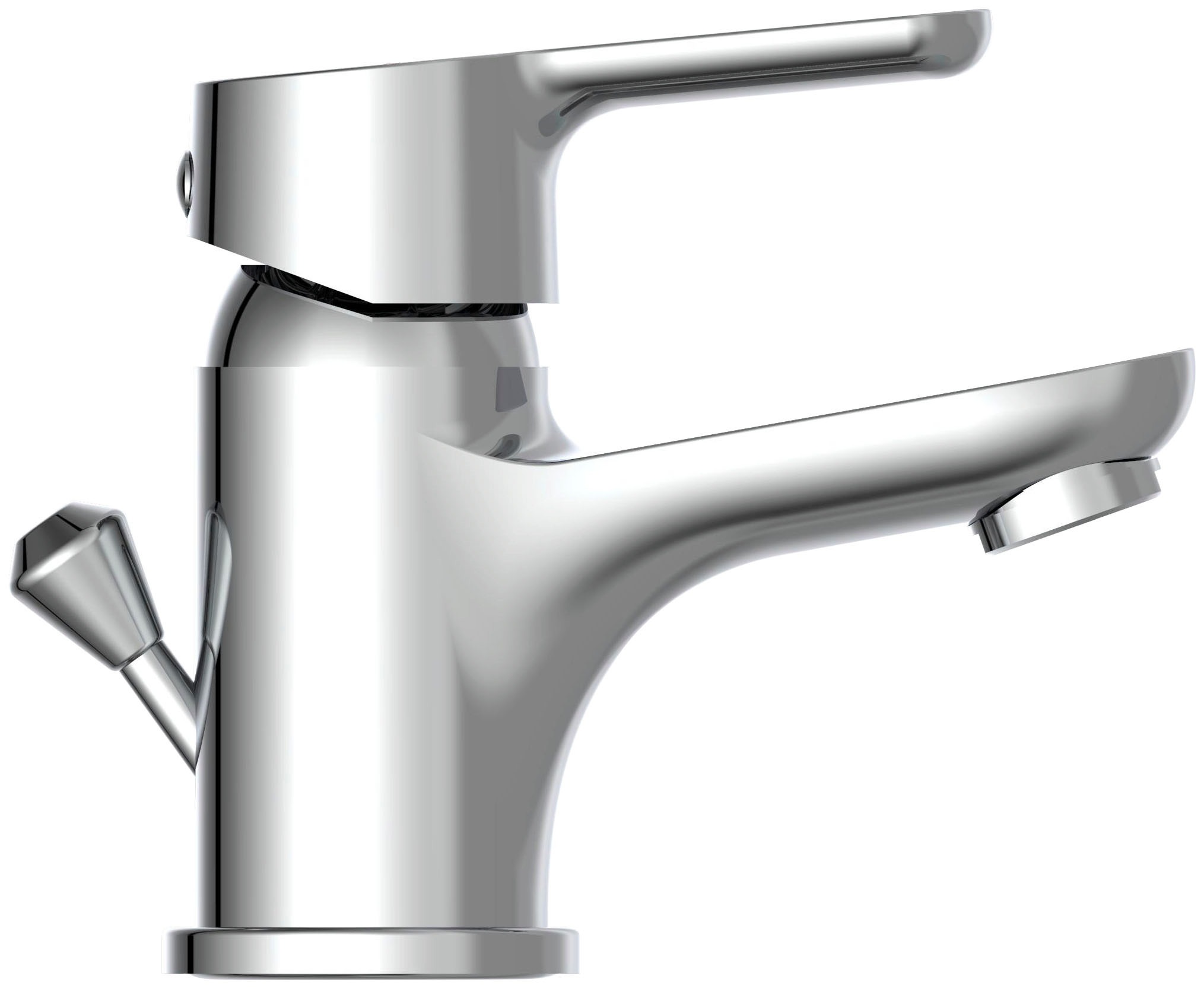 Thumbnail - Schütte Waschtischarmatur "Vico" mit Zugstange, mit Ablaufgarnitur, Mischbatterie