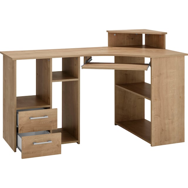 VOGL Möbelfabrik Schreibtisch »Sam«, Breite 137 cm, mit Tastaturauszug und  Towerfach bestellen | BAUR