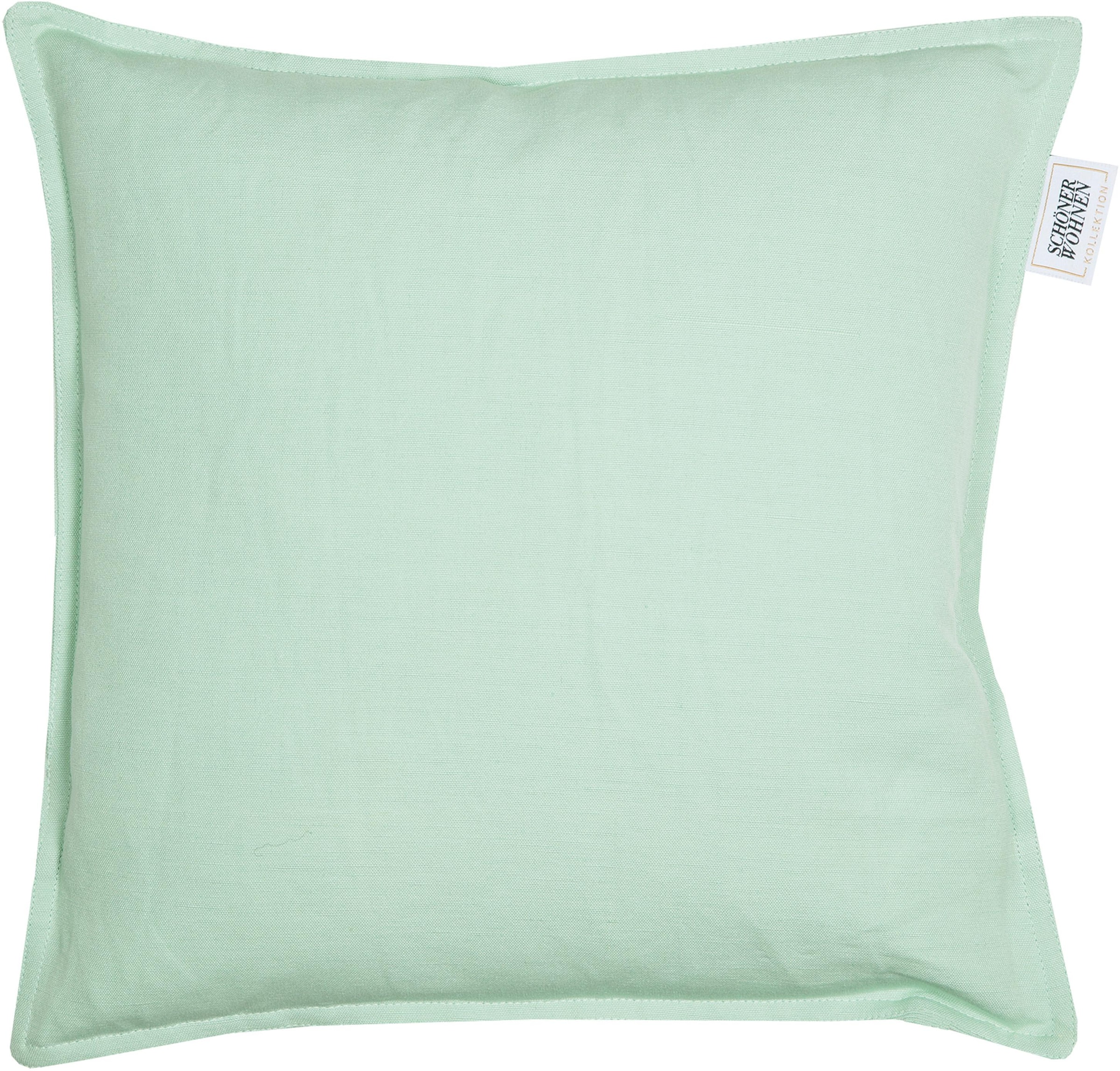 SCHÖNER WOHNEN-Kollektion Dekokissen "Lino" aus hochwertigem, natürlichem Materialmix