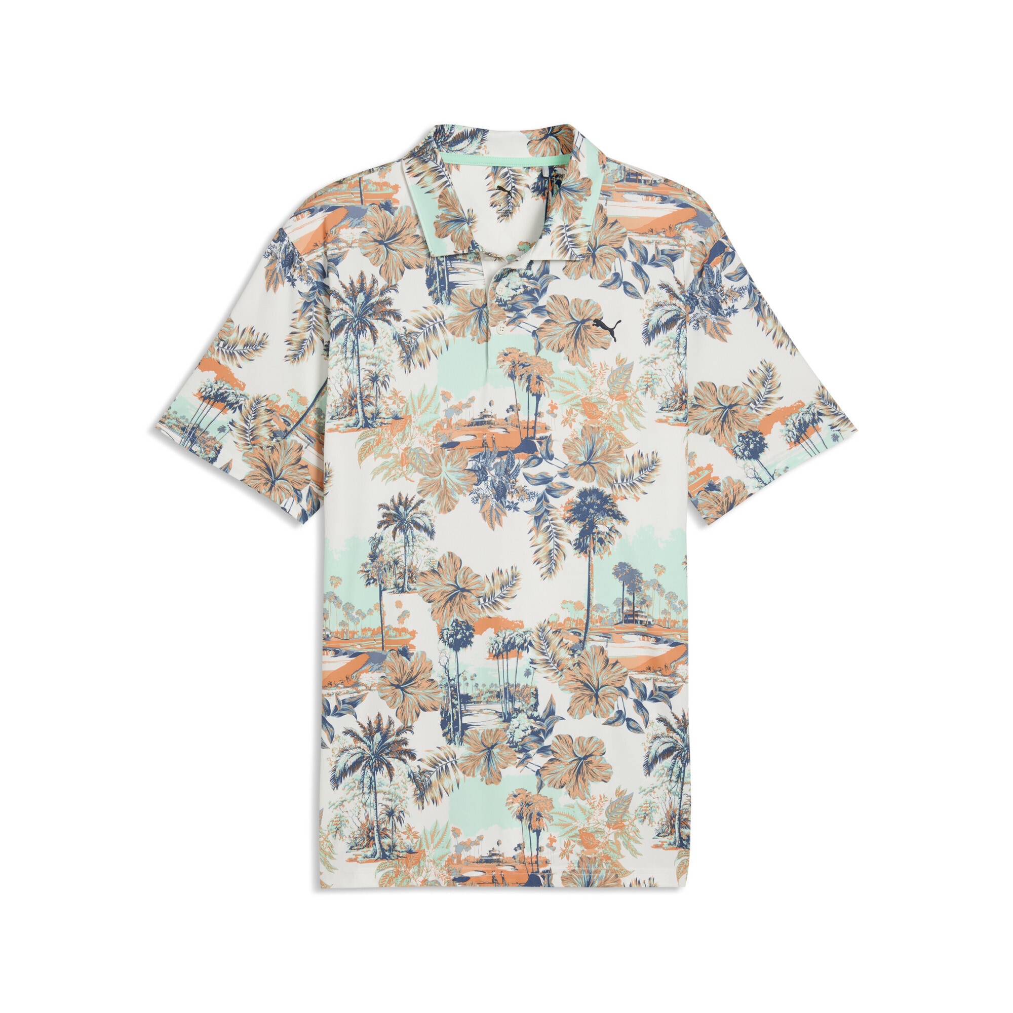 PUMA "CLOUDSPUN Palm Golfpolo Herren"