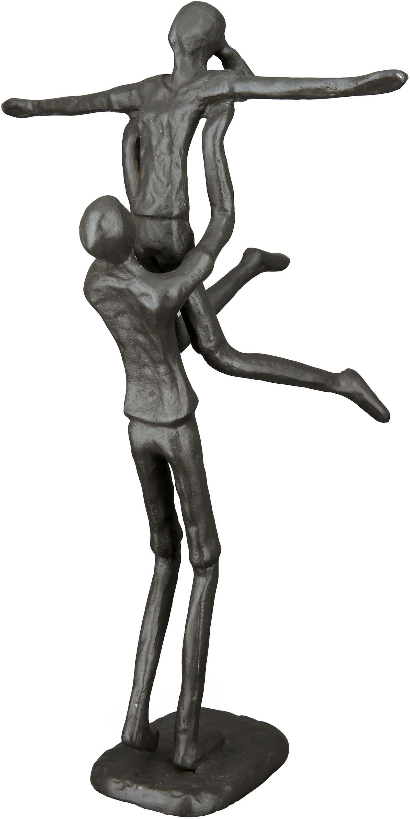 Casablanca by Gilde Dekofigur »Design Skulptur Hebefigur, braun«, Dekoobjekt,  aus Metall, Höhe 23,5 cm, Pärchen, Wohnzimmer kaufen | BAUR